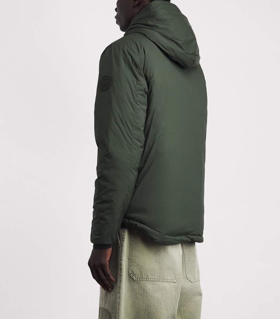 Canada Goose Mens Lodge Hooded Down Jacket Rowan Green Image 5