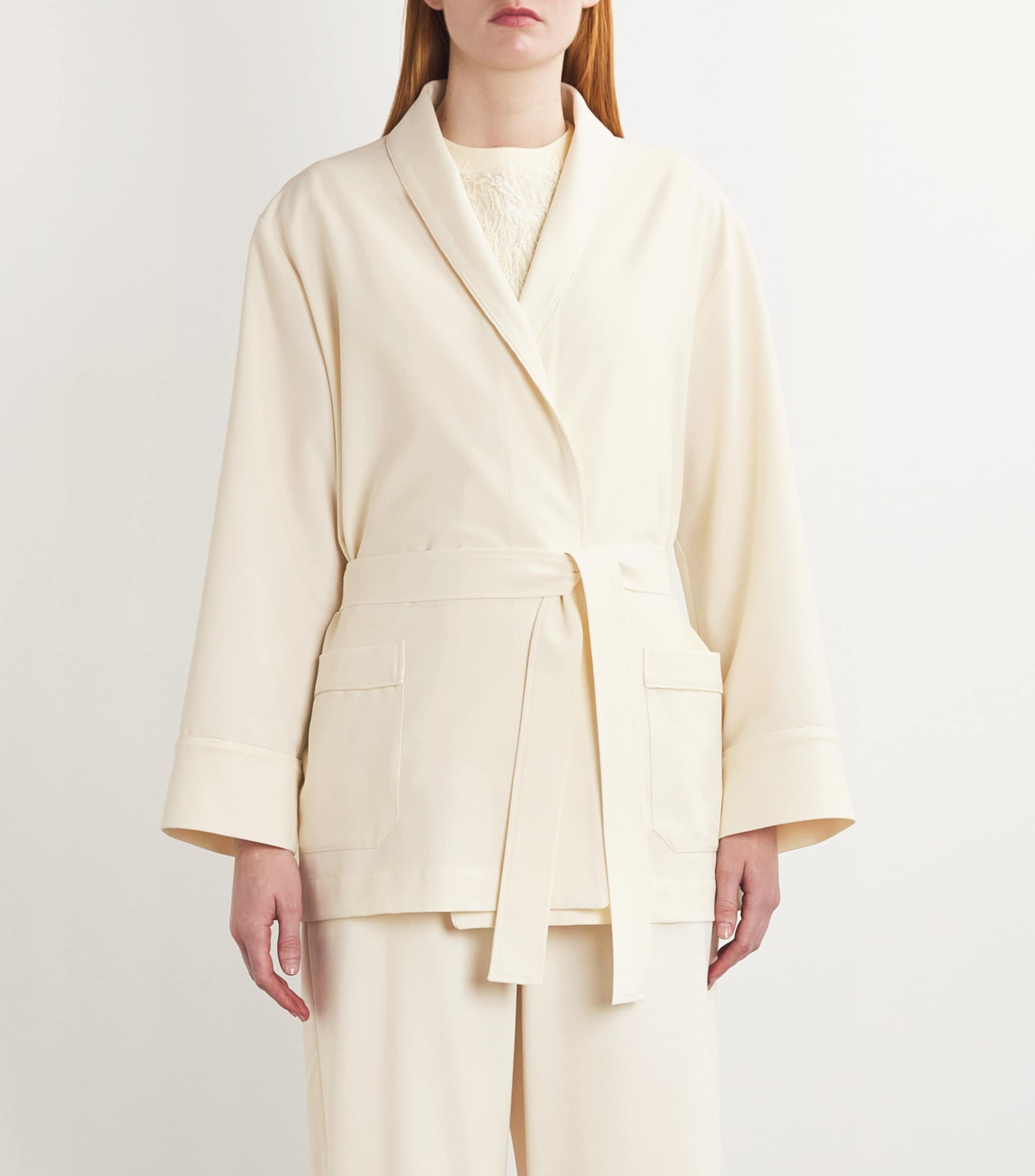 Fabiana Filippi Womens Burro Wrap Jacket Burro Image 3