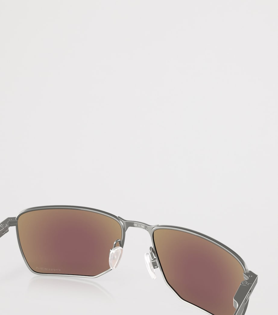 Oakley Ejector Rectangle Sunglasses Silver Image 8