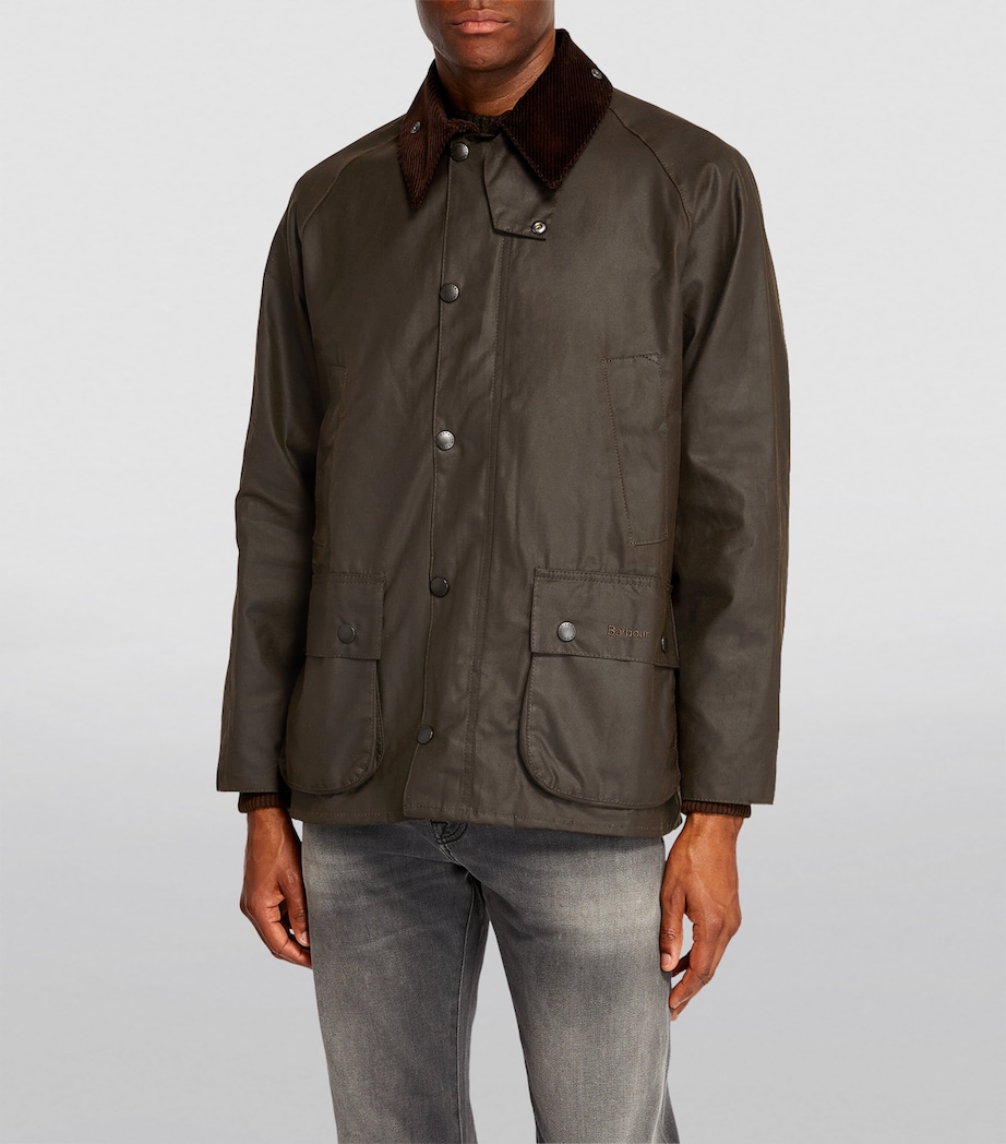 Waxed Bedale Jacket OLIVE Image 5