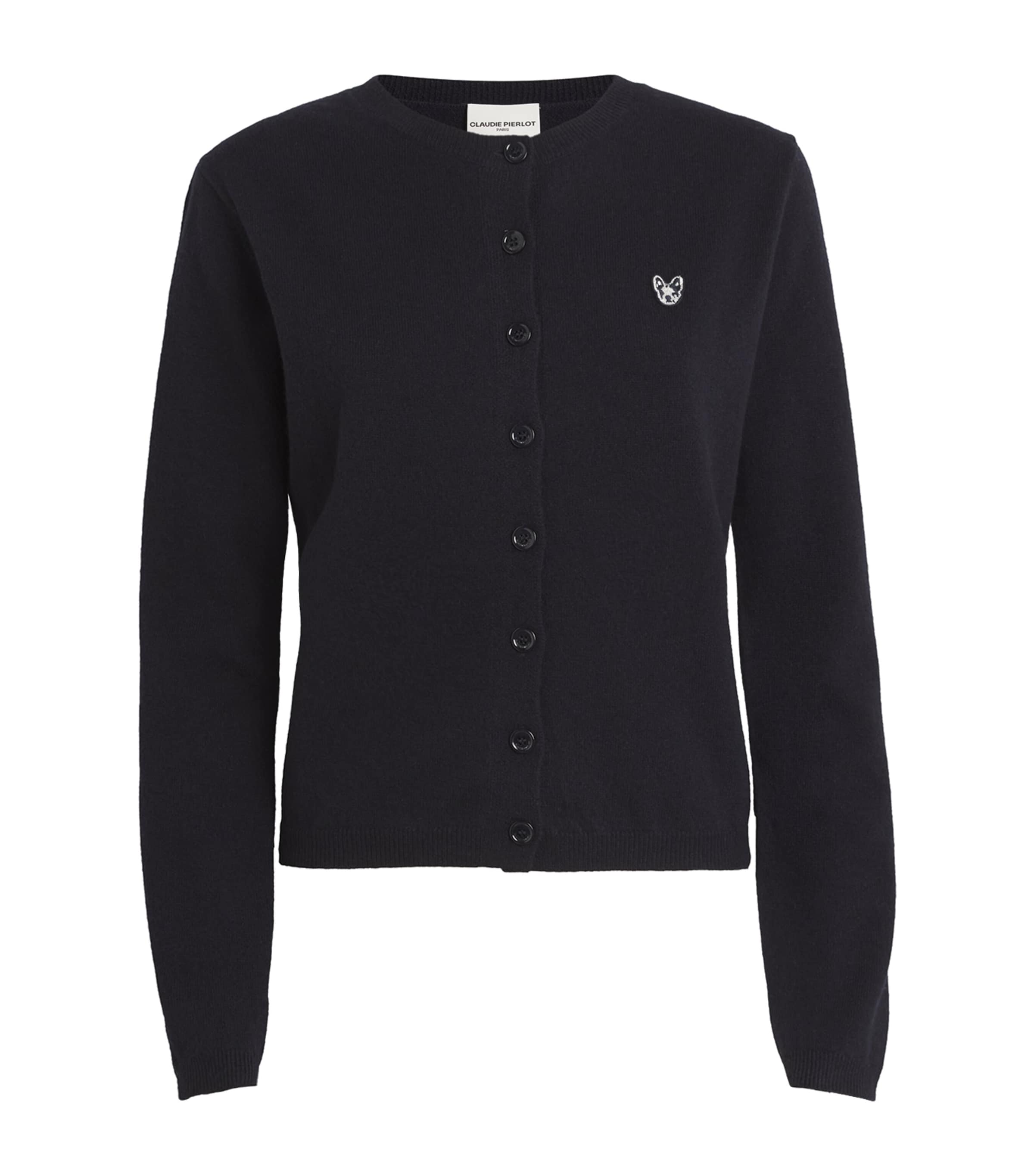 Claudie Pierlot Wool Jean Toto Cardigan In Black