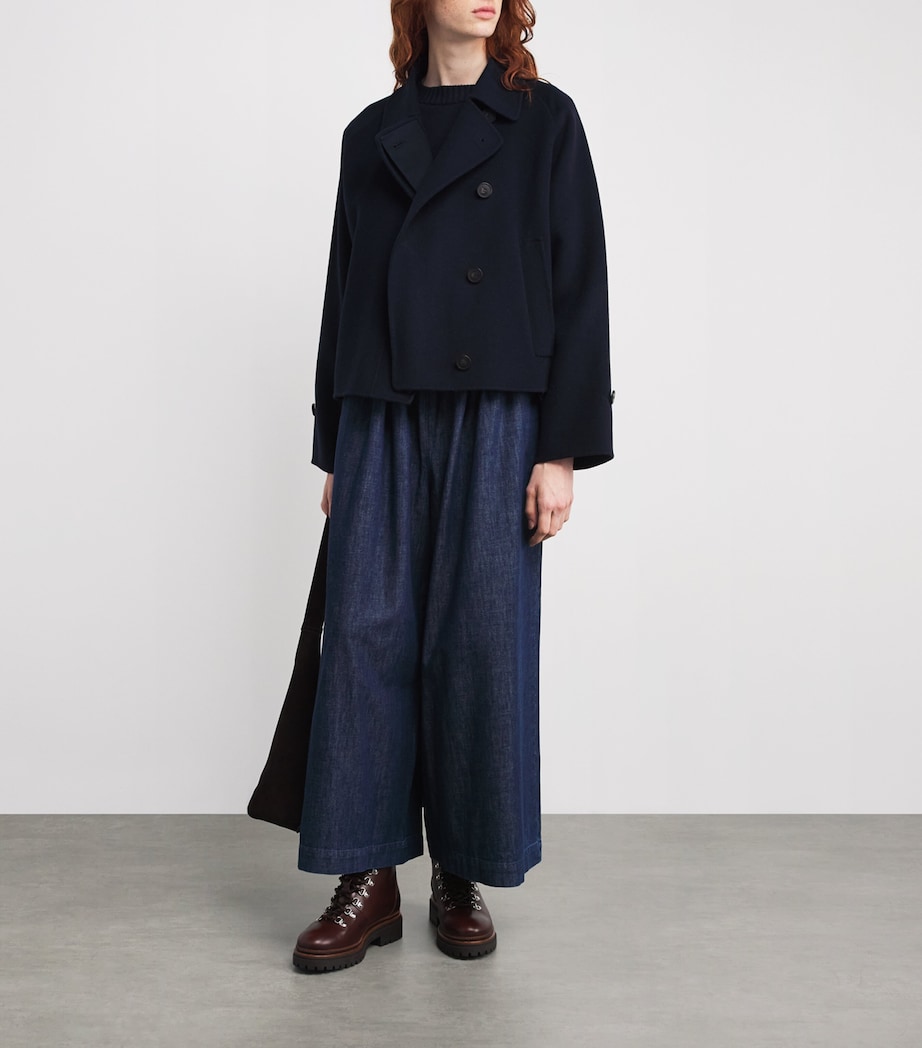 Leather Lace-Up Ankle Boots TOBACCO Image 6