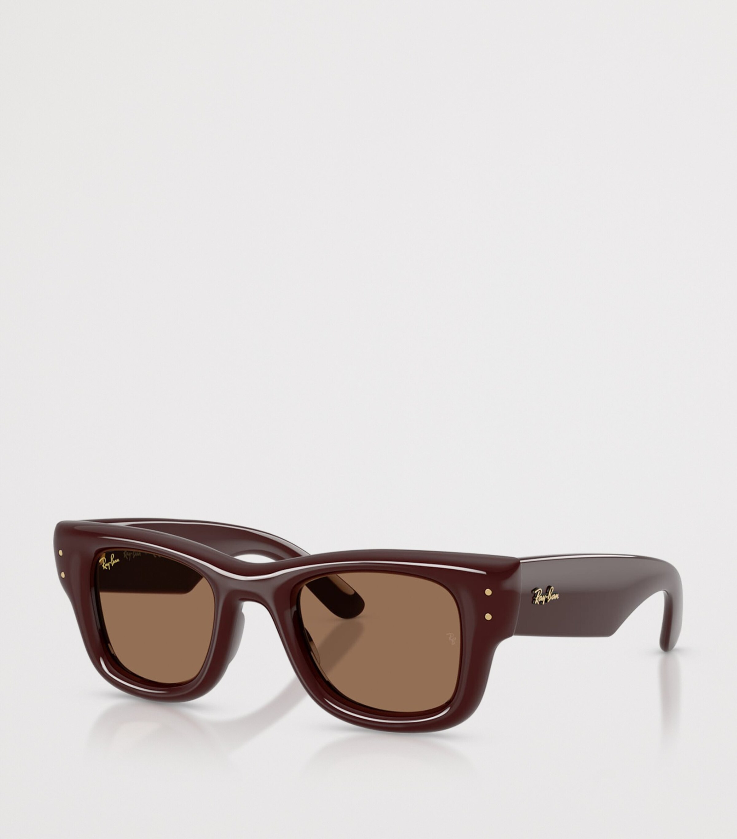 Ray-Ban Wayfarer Puffer Sunglasses Brown Image 2