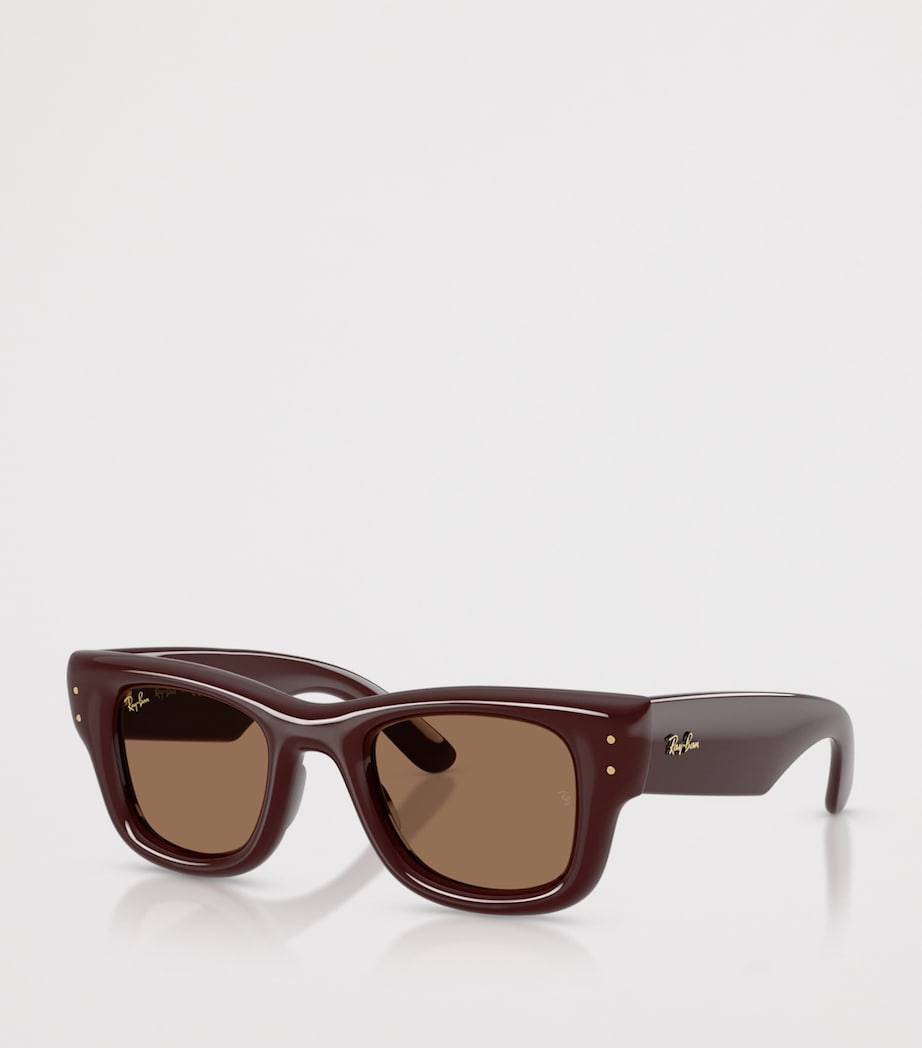 Ray-Ban Wayfarer Puffer Sunglasses Brown Image 2