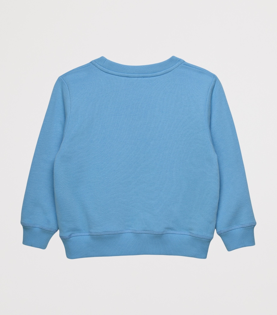 Trotters Cotton Here Comes Trouble Sweatshirt (2-5 Years) Blue/pink Image 2