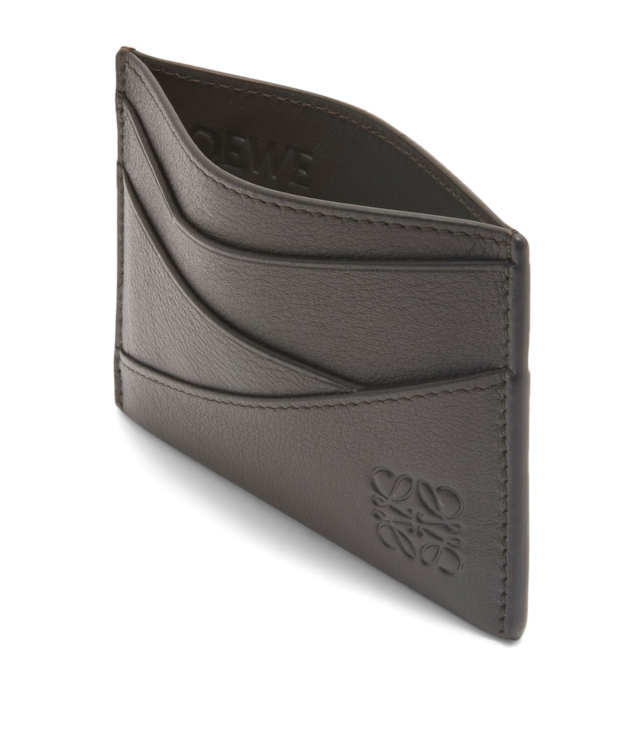 Leather Puzzle Card Holder DARK GREY Image 3