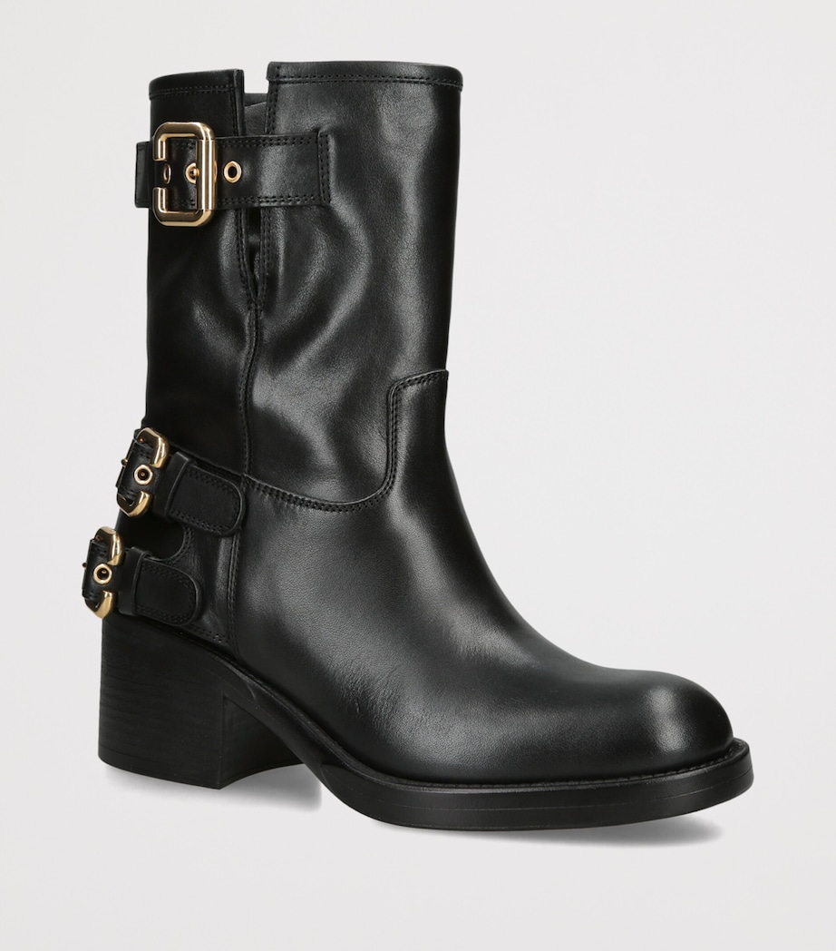 Chloé Leather Dakota Ankle Boots 60 Black Image 2