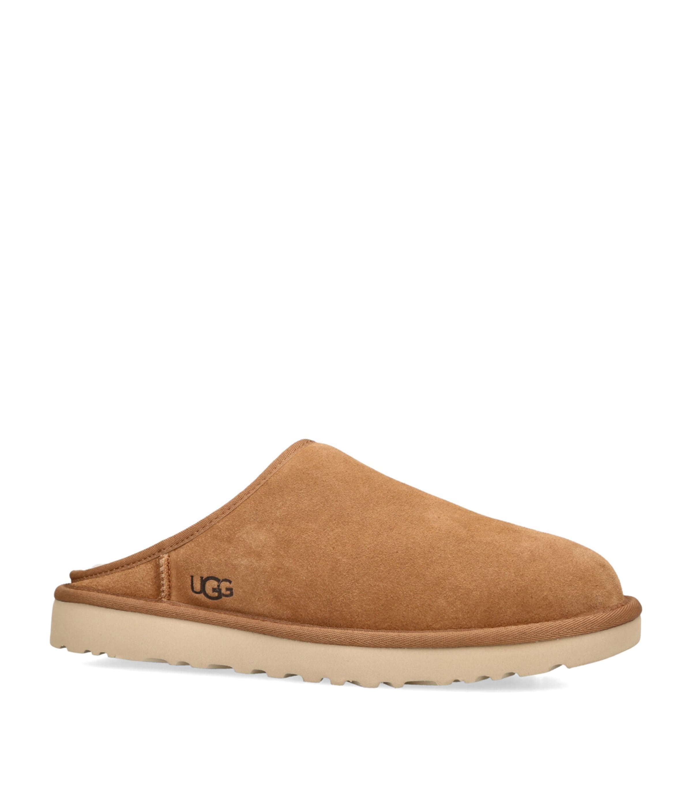 UGG Suede Classic Slippers Tan Image 3