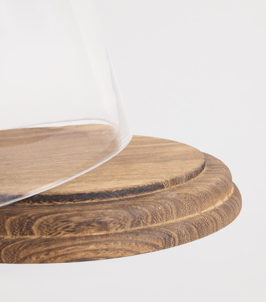 Harrods Glass Dome Ornament 40cm Brown Image 2