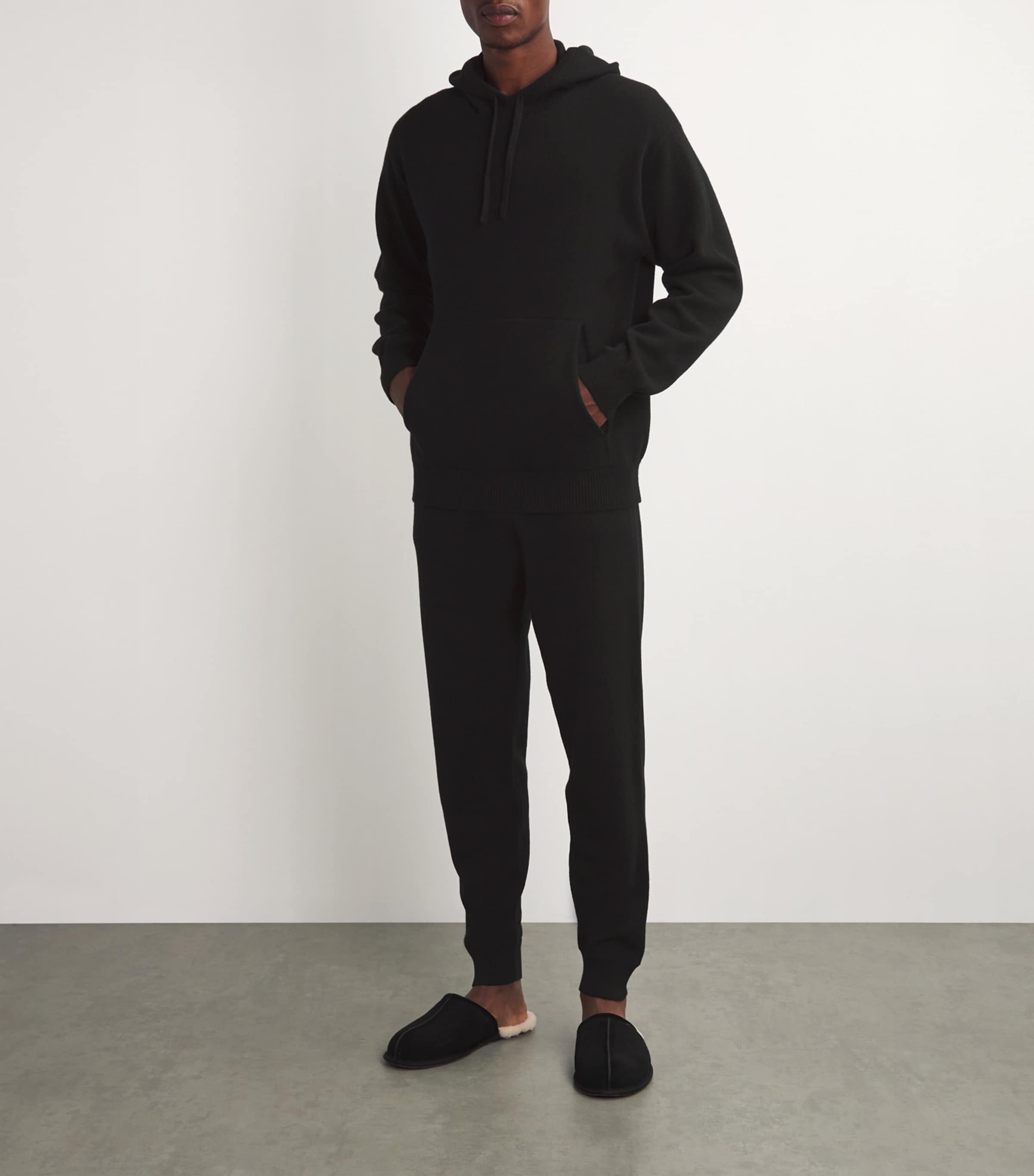 Cashmere Sweatpants BLACK Image 2