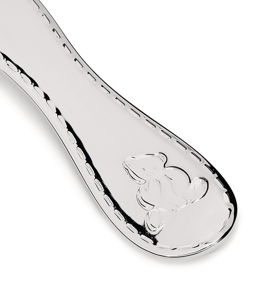 Christofle Silver-Plated Charlie Bear Fork and Spoon Set Silver Image 2