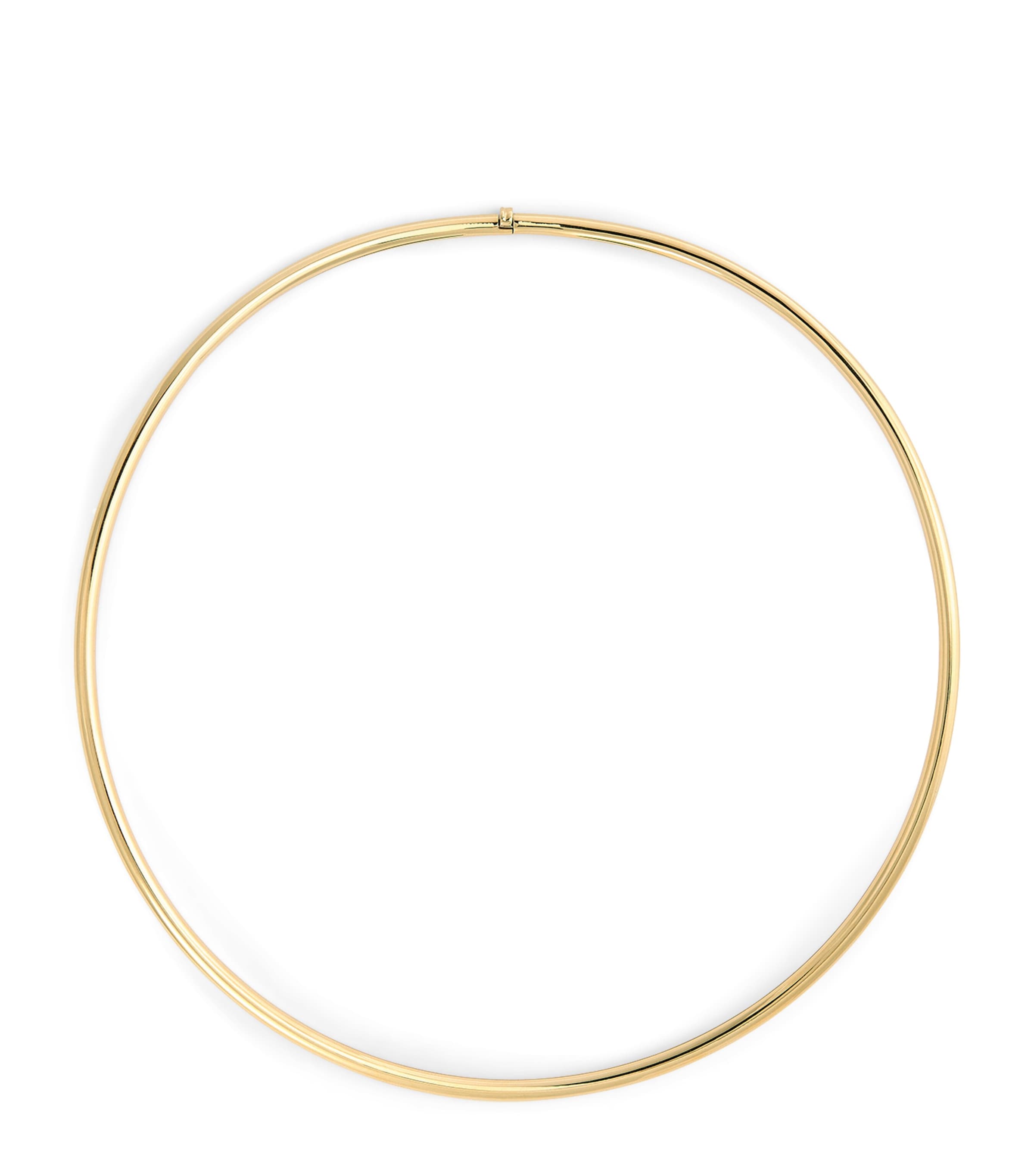 Jade Trau Yellow Gold 3.0 Plié Collar Necklace In Gold