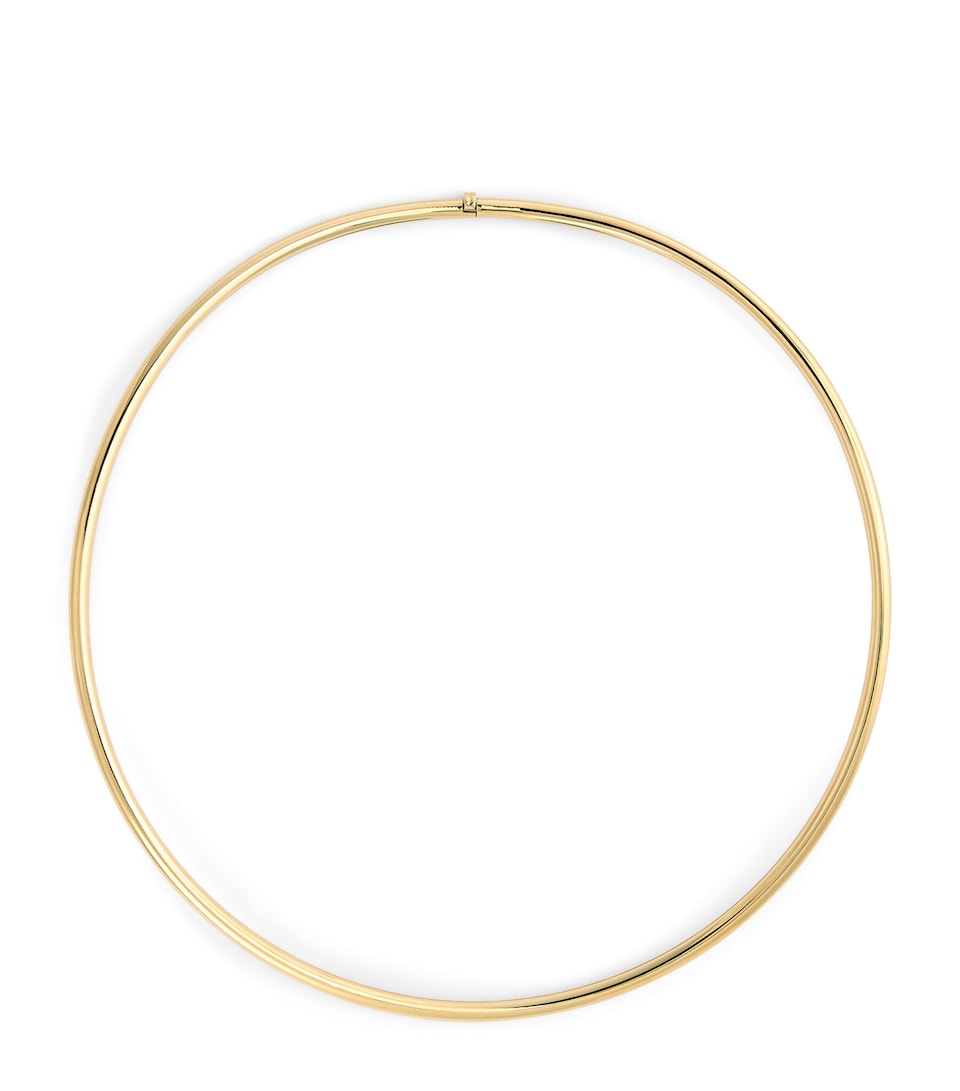 Jade Trau Yellow Gold 3.0 Plié Collar Necklace Yellow Gold