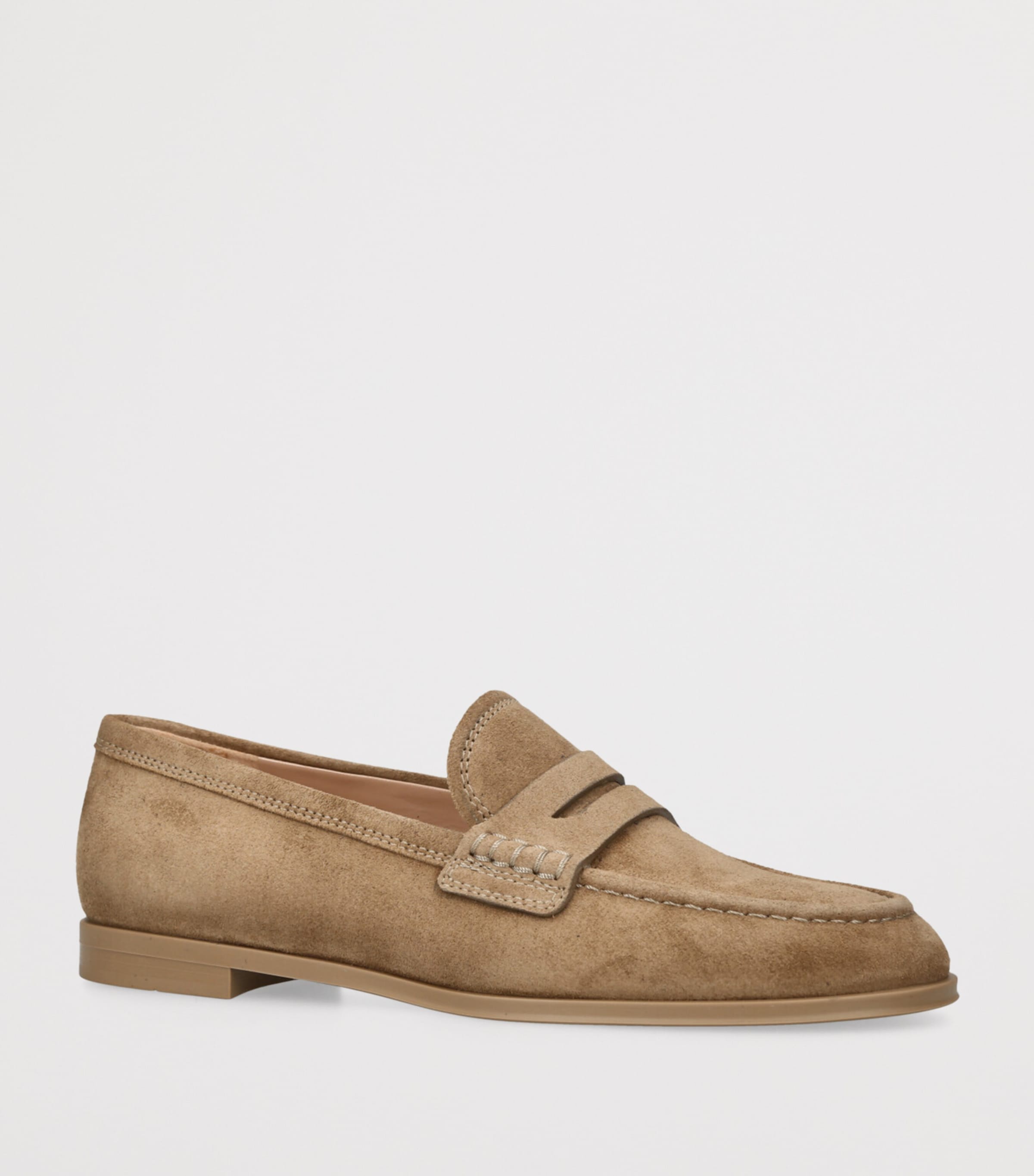 Suede Georgie Loafers CAMEL Image 3
