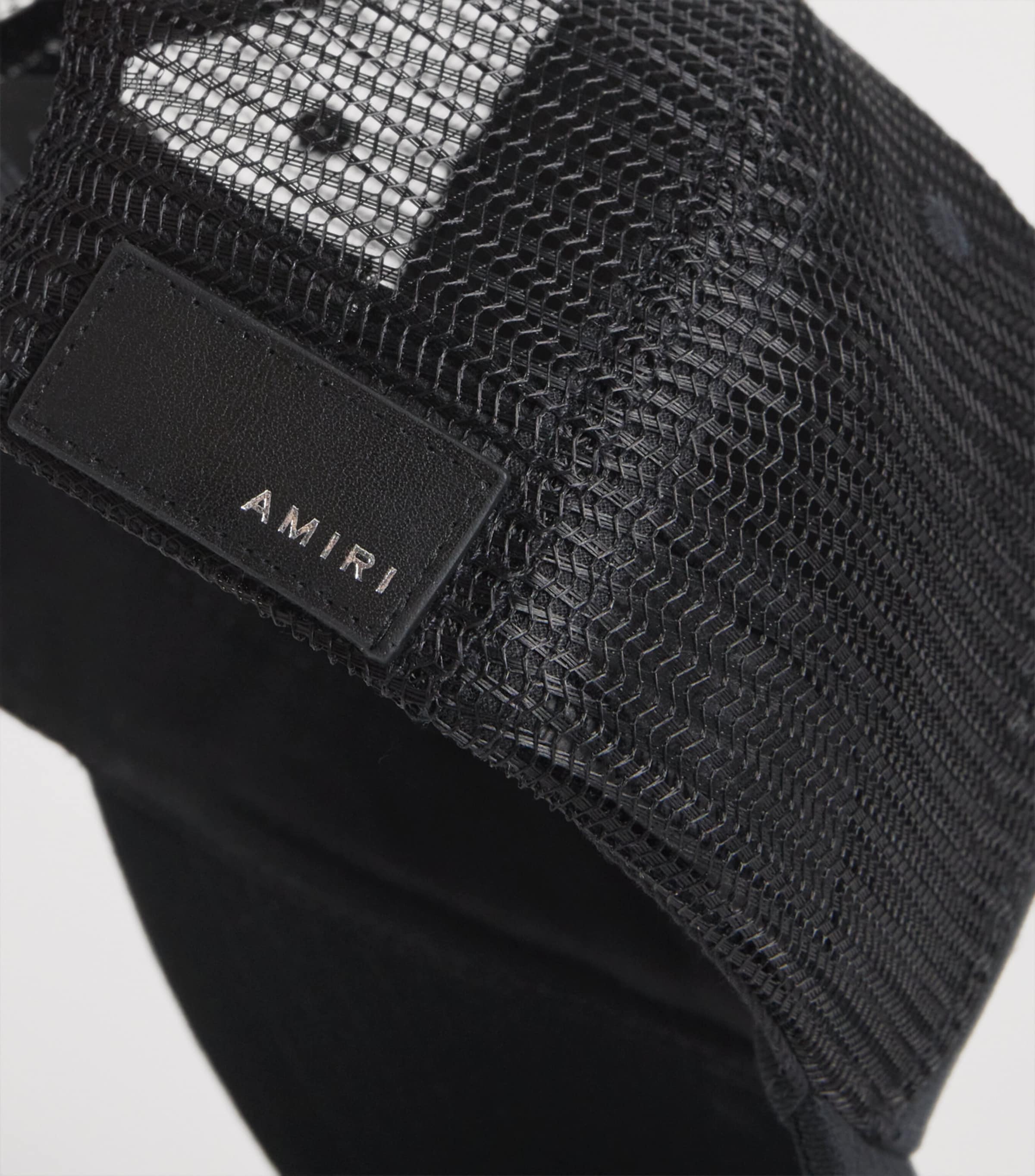 AMIRI Stacked Bones Trucker Hat Black Image 4
