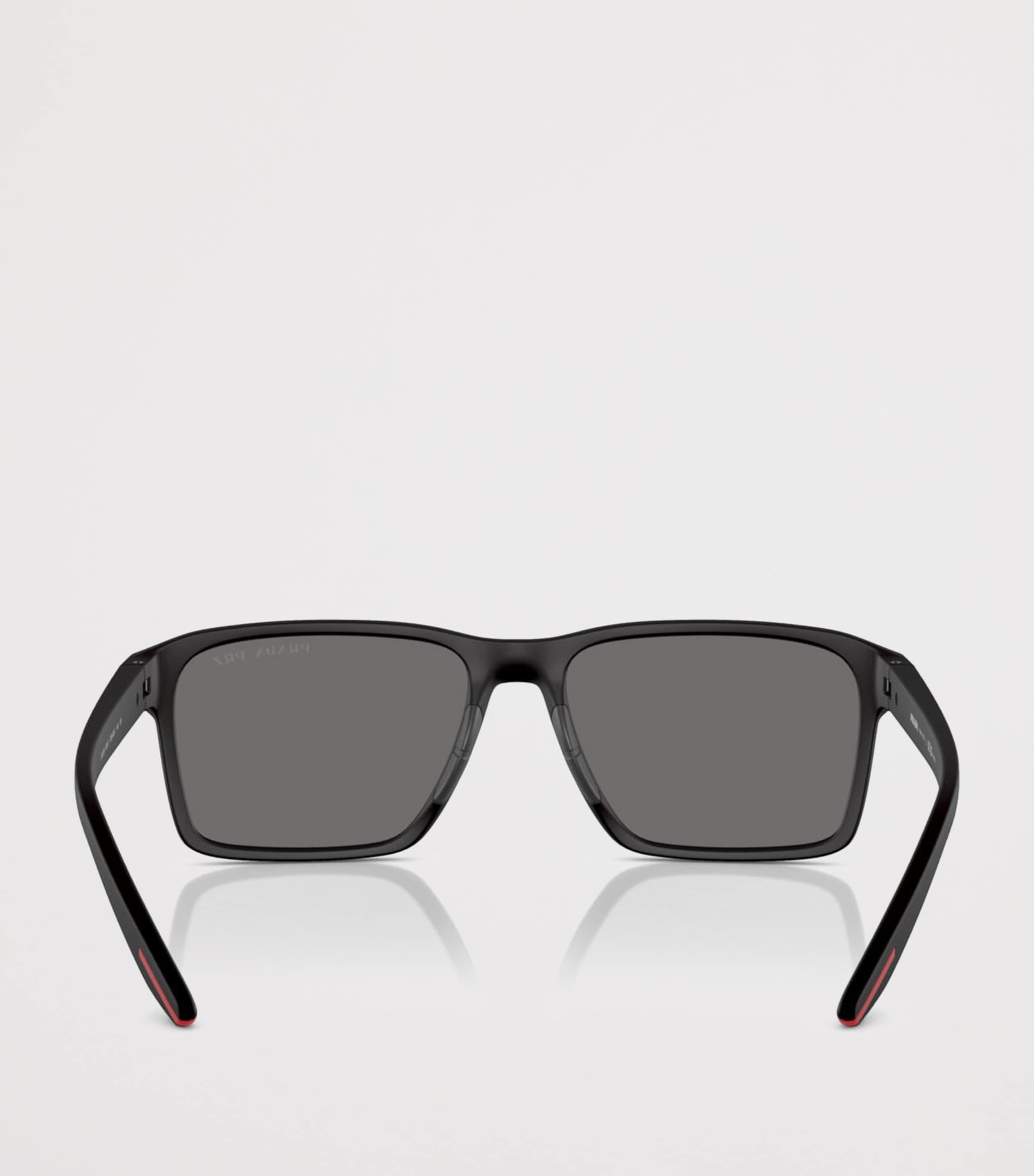 Prada Linea Rossa Rectangle Sunglasses Black Image 4
