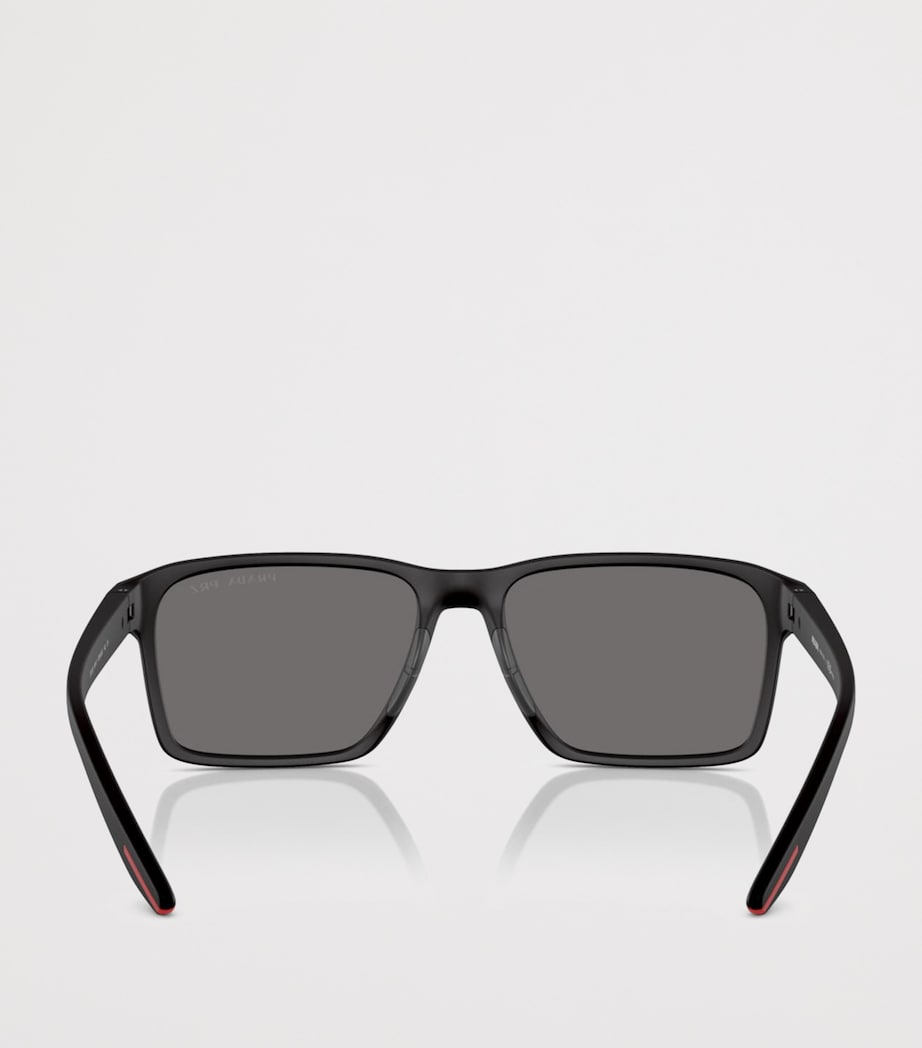 Prada Linea Rossa Rectangle Sunglasses Black Image 4