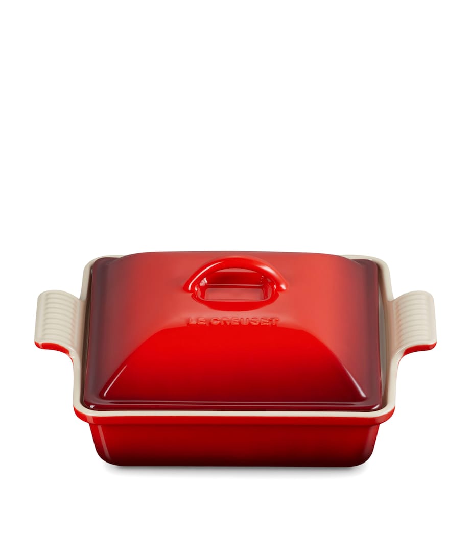 Le Creuset Stoneware Square Dish (23cm) Cerise Image 2