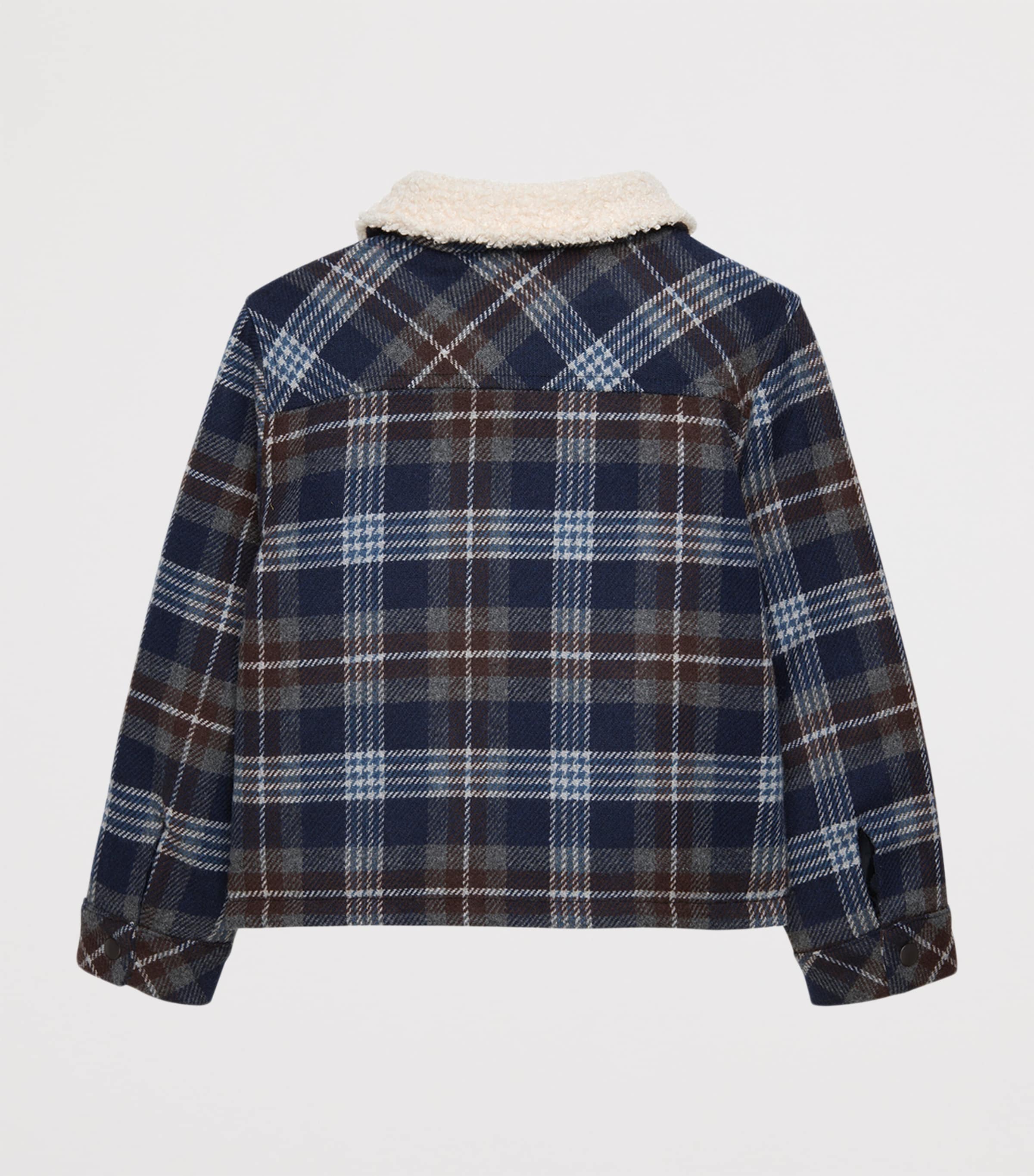 Theodore Jacket (2-5 Years) NAVY CHECK Image 2