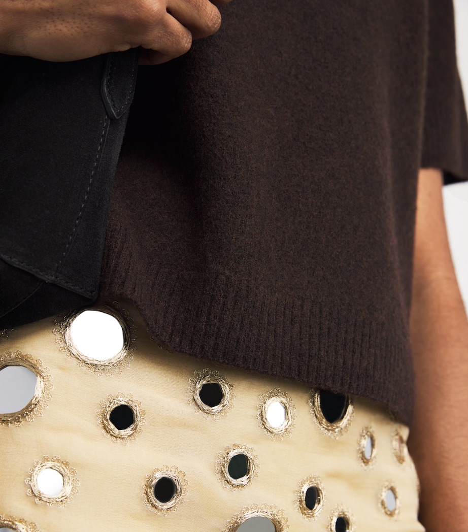 Felted Merino Wool T-Shirt CHOCOLATE M LANGE Image 6