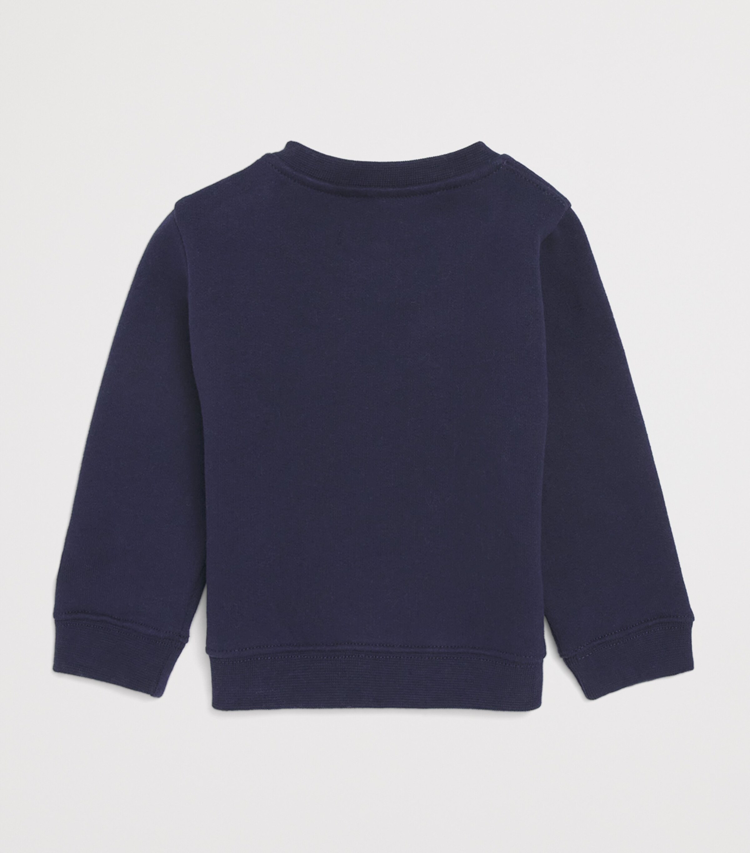 Cotton Logo Sweatshirt (0-18 Months) NAVY Image 2