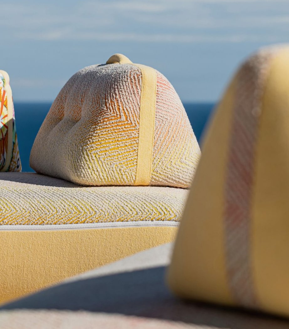 Roche Bobois x Missoni Formentera 4-Seater Outdoor Sofa Tissu Island Image 4