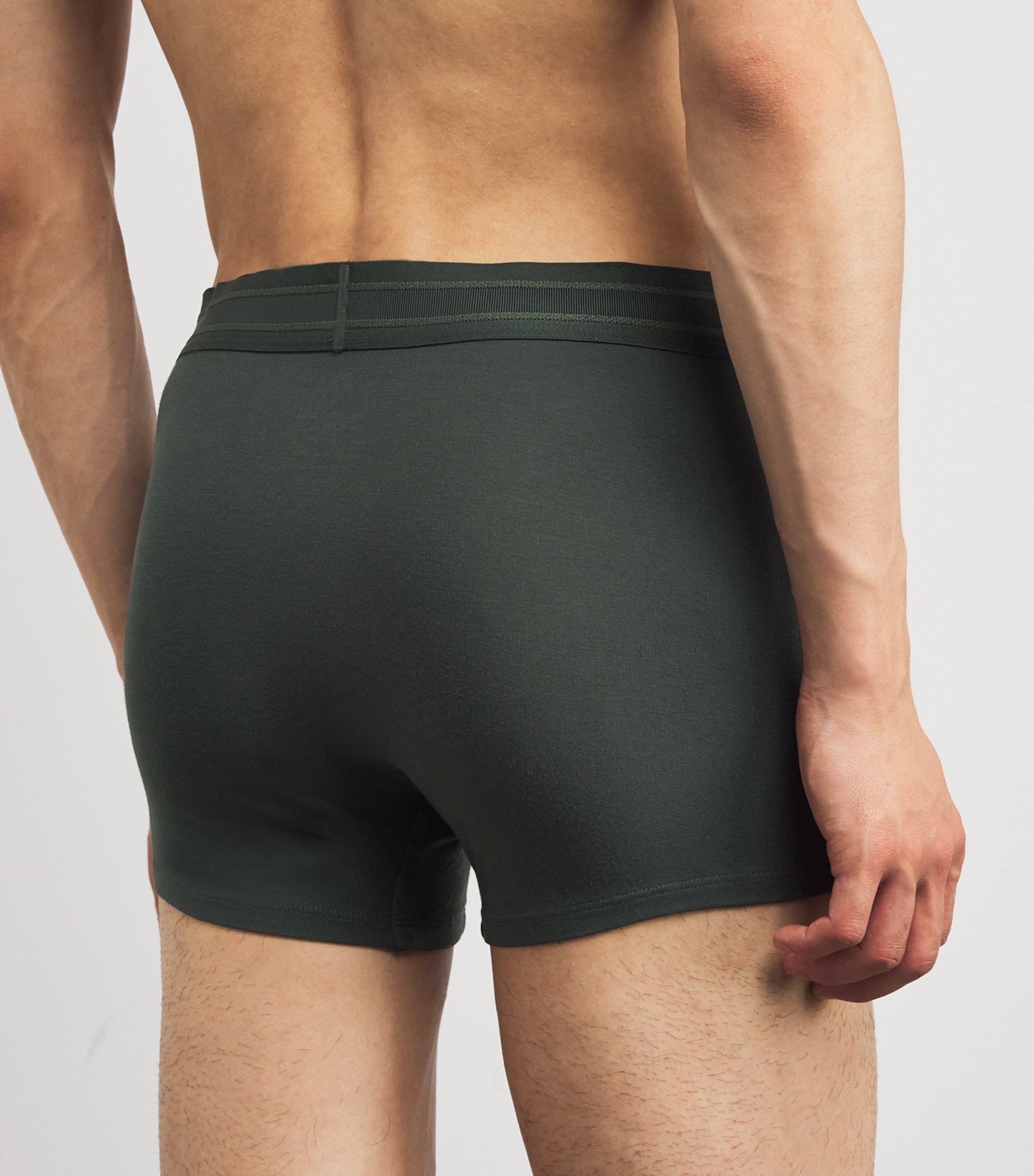 Logo-Waist Trunks (Pack of 3) PINE GREEN Image 3