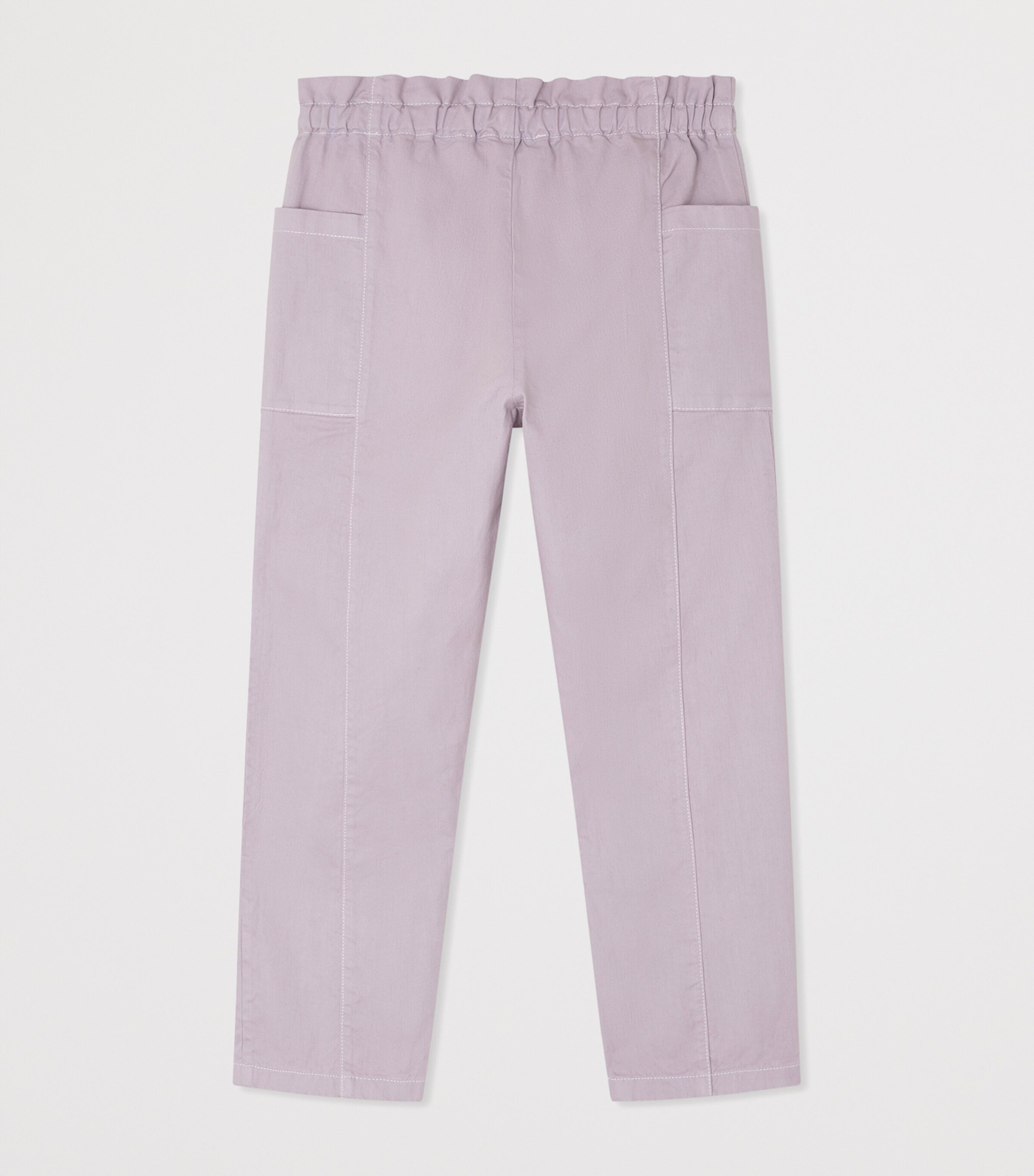 Bonpoint Organic Cotton Tiche Trousers (4-8 Years) Lilas Image 2