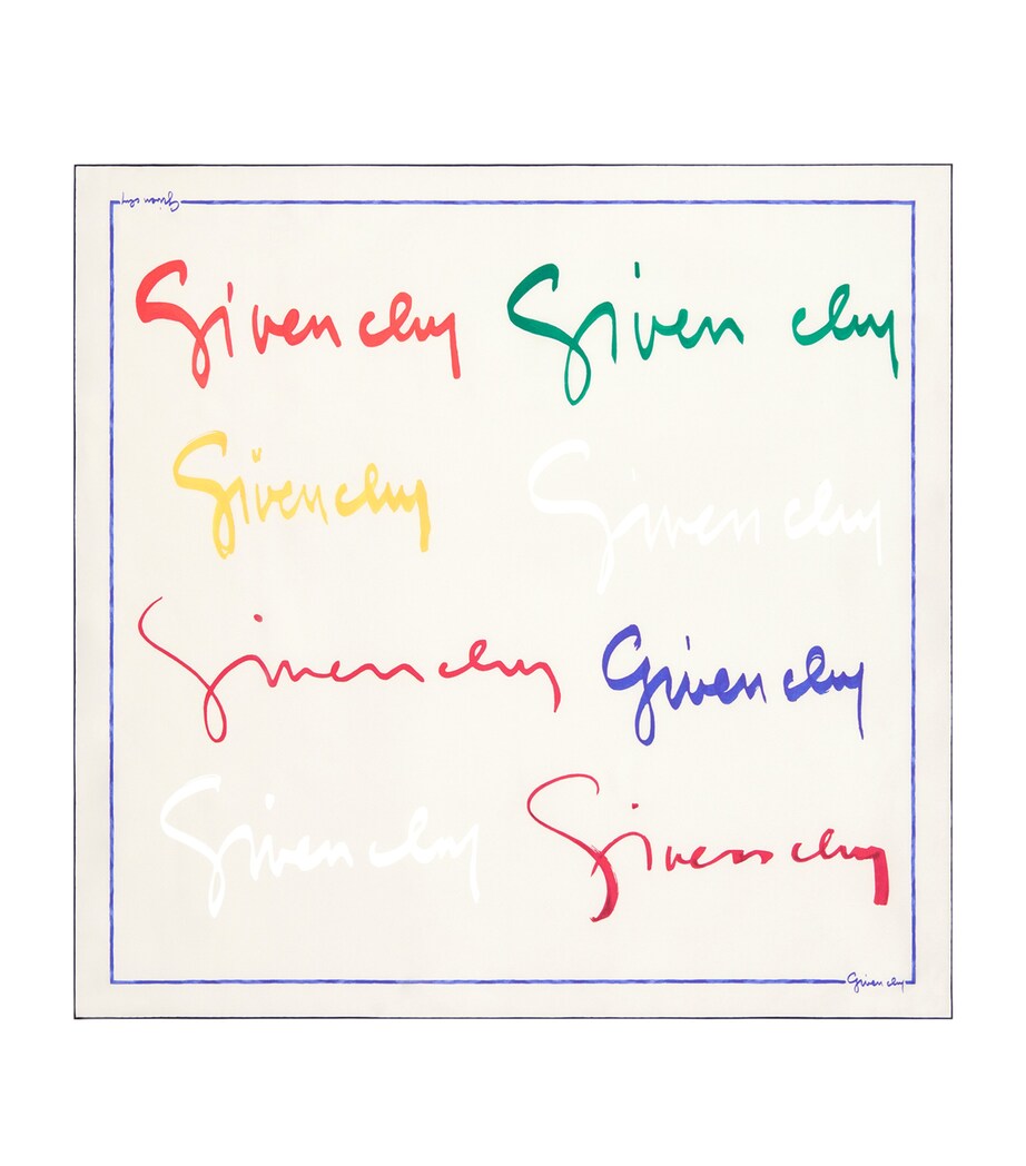 Givenchy Silk Signature Scarf Image 1
