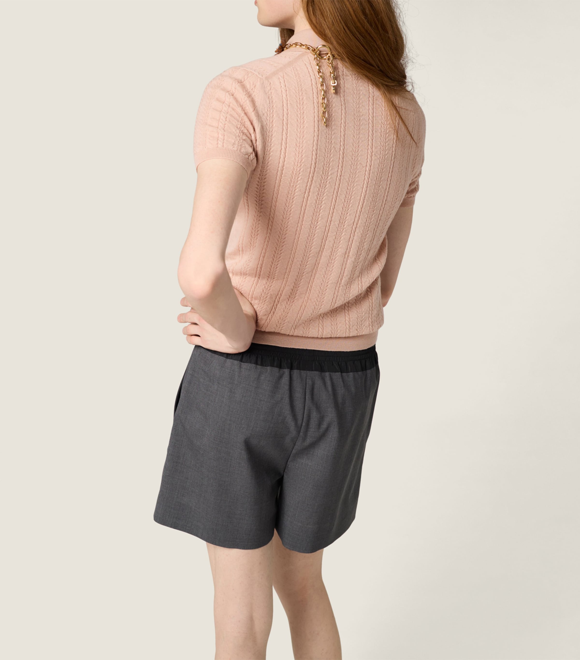 Cashmere Polo Sweater F0236 Image 3