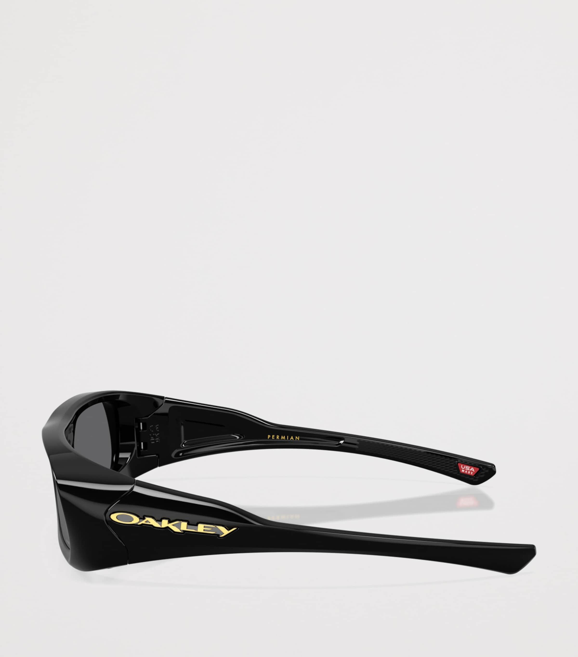 Oakley Permian Rectangle Sunglasses Black Image 3
