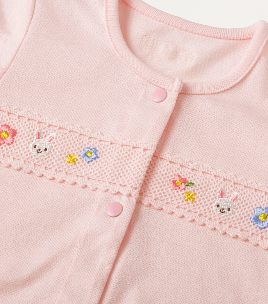 Cotton Embroidered Playsuit (60-80cm) 8 Image 6