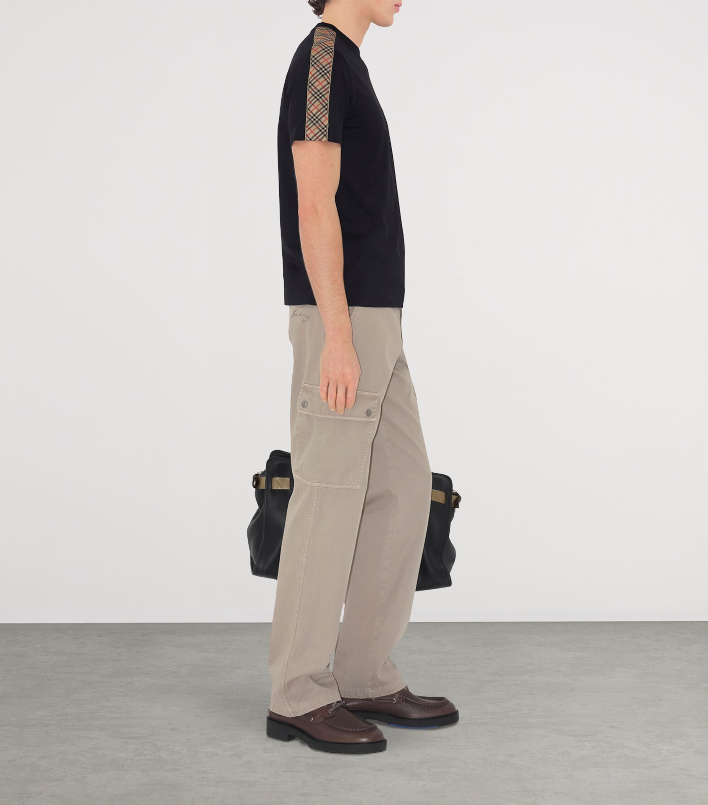 Check-Trim EKD T-Shirt BLACK Image 3