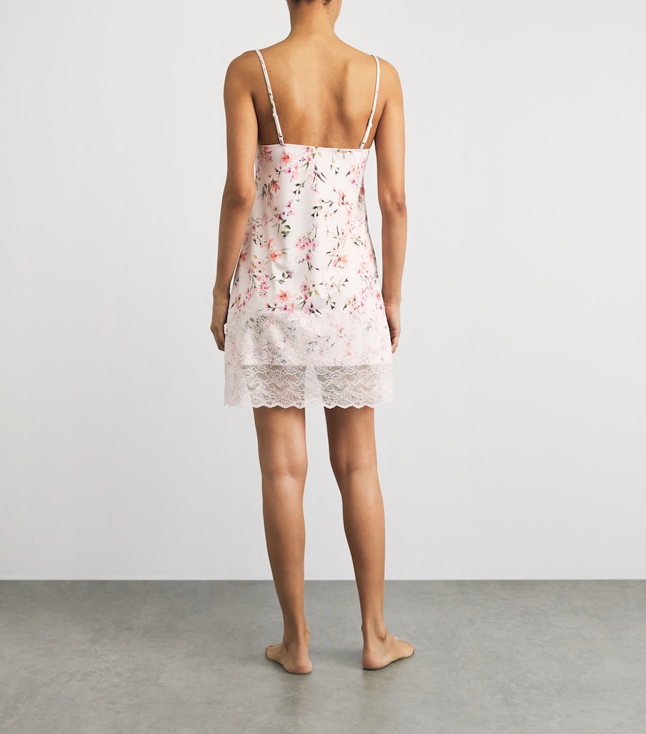 Fantasie Womens Lace-Trim Lucia Chemise Rosewater Image 4