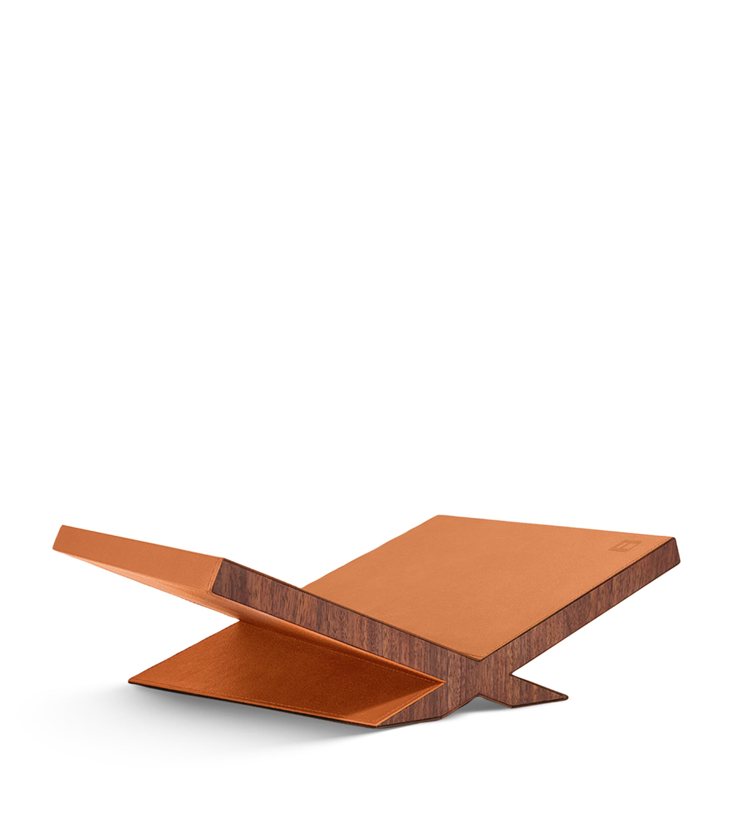 Walnut-Leather Culture Bookstand CAMEL Image 4