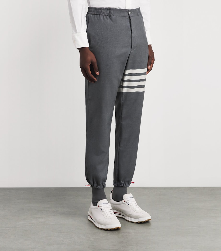 Wool 4-Bar Trousers MED GREY Image 3