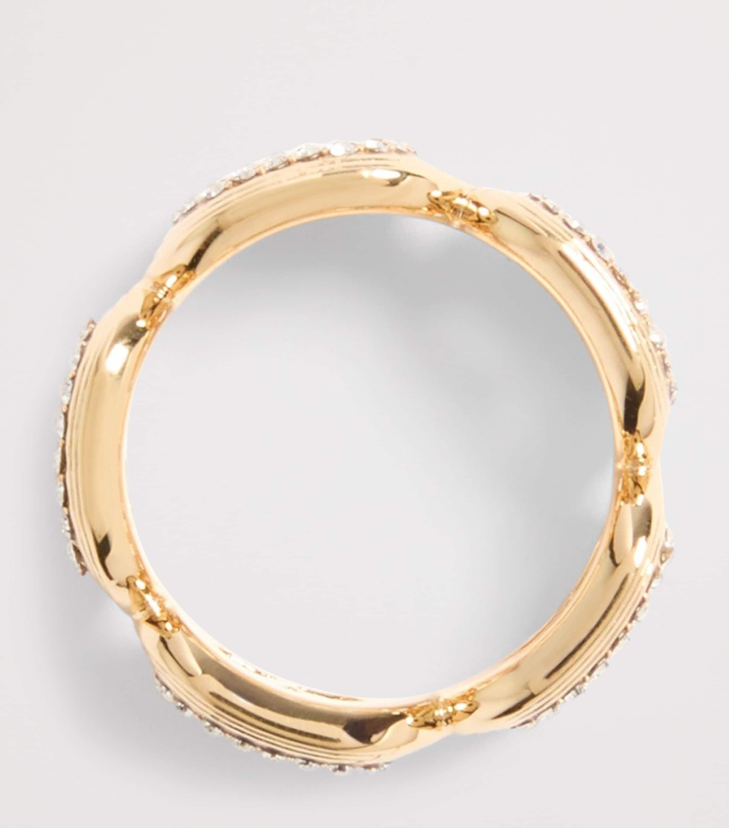 Valentino Garavani Embellished Ovalette VLogo Ring Image 4
