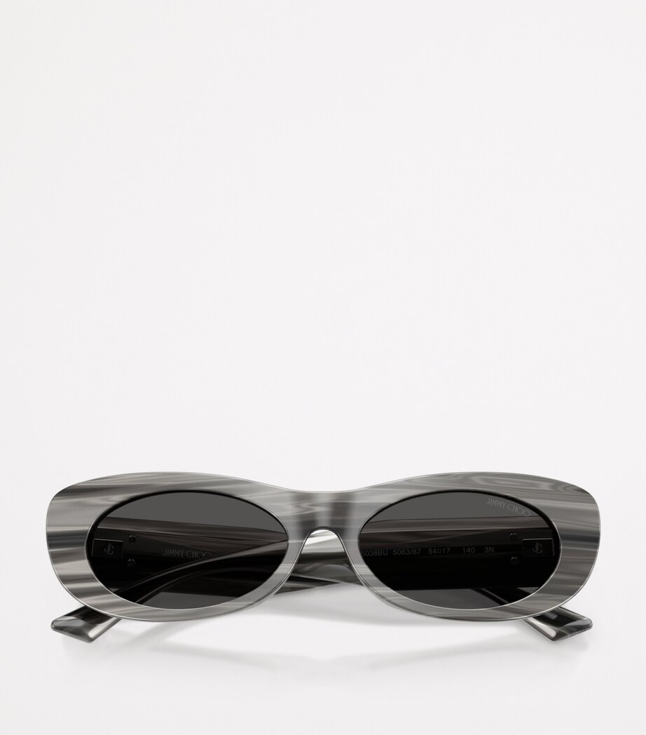 Oval Logo Sunglasses 506387 Image 5