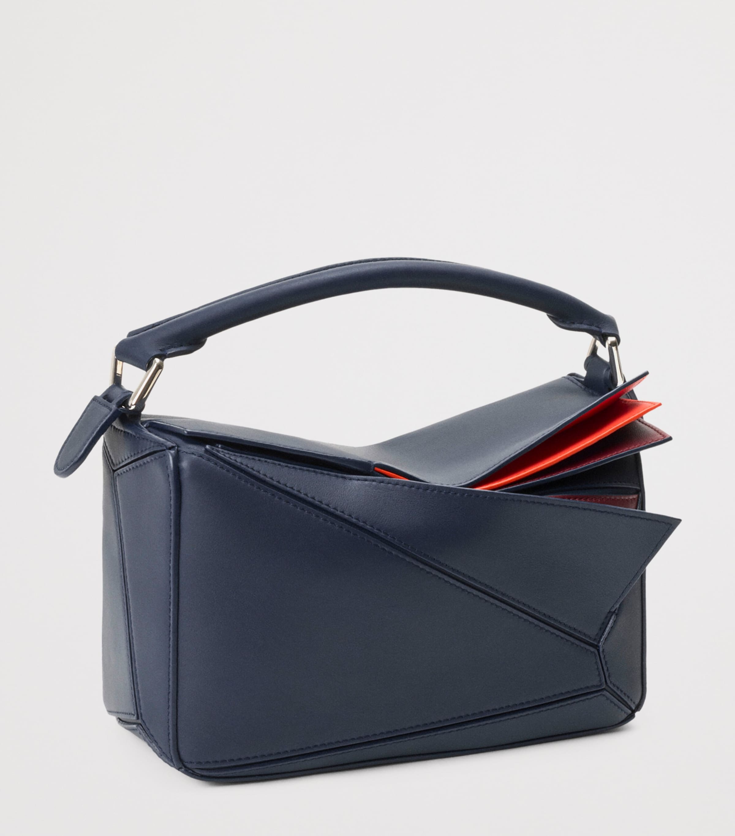 LOEWE Small Leather Layers Puzzle Top-Handle Bag Image 3