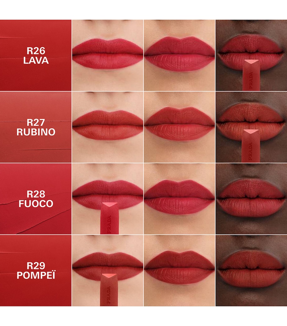 Prada Beauty Prada Monochrome Hyper Matte Lipstick Brick Mahogany Image 5