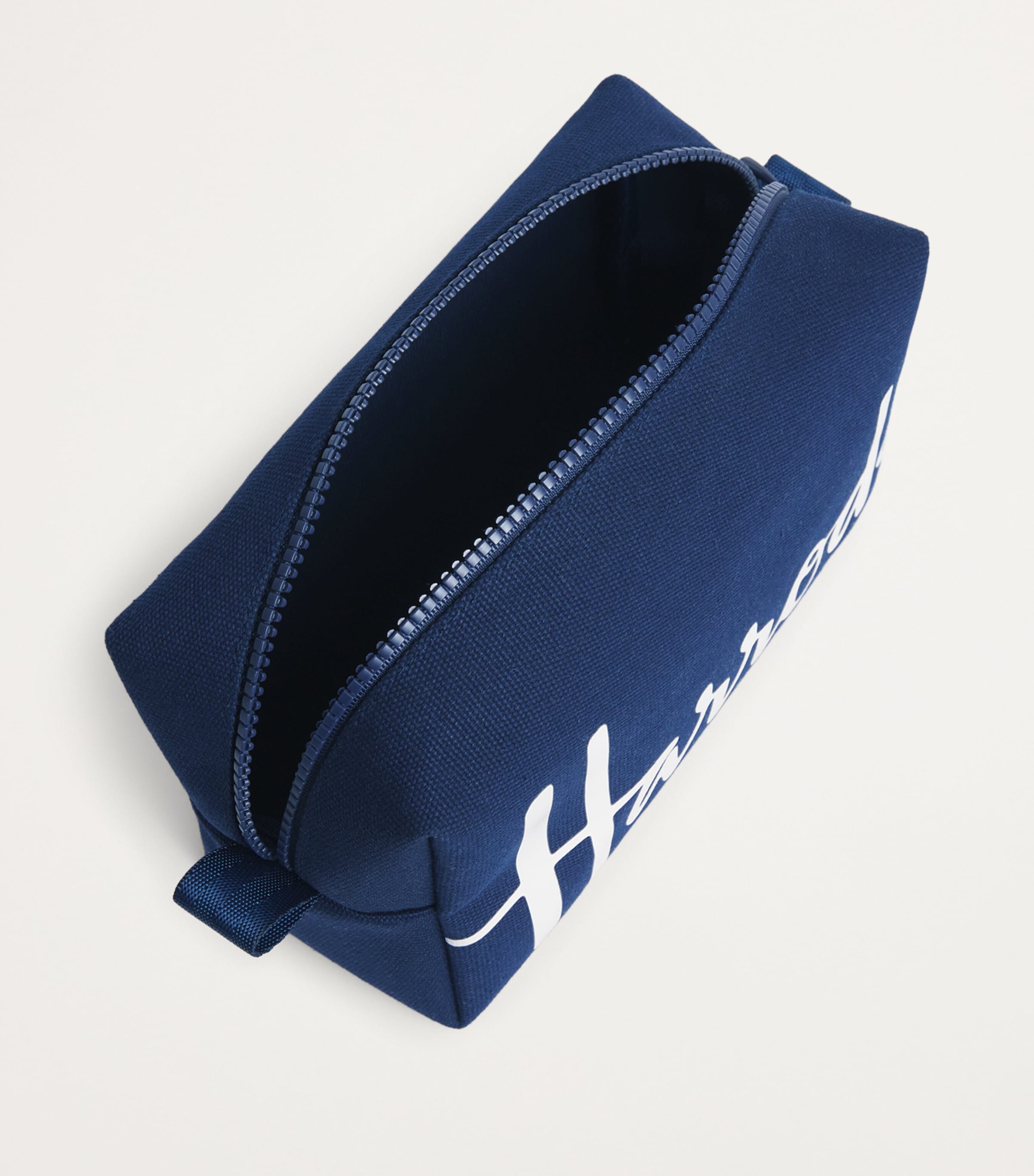 Cotton Logo Cosmetics Bag NAVY Image 2