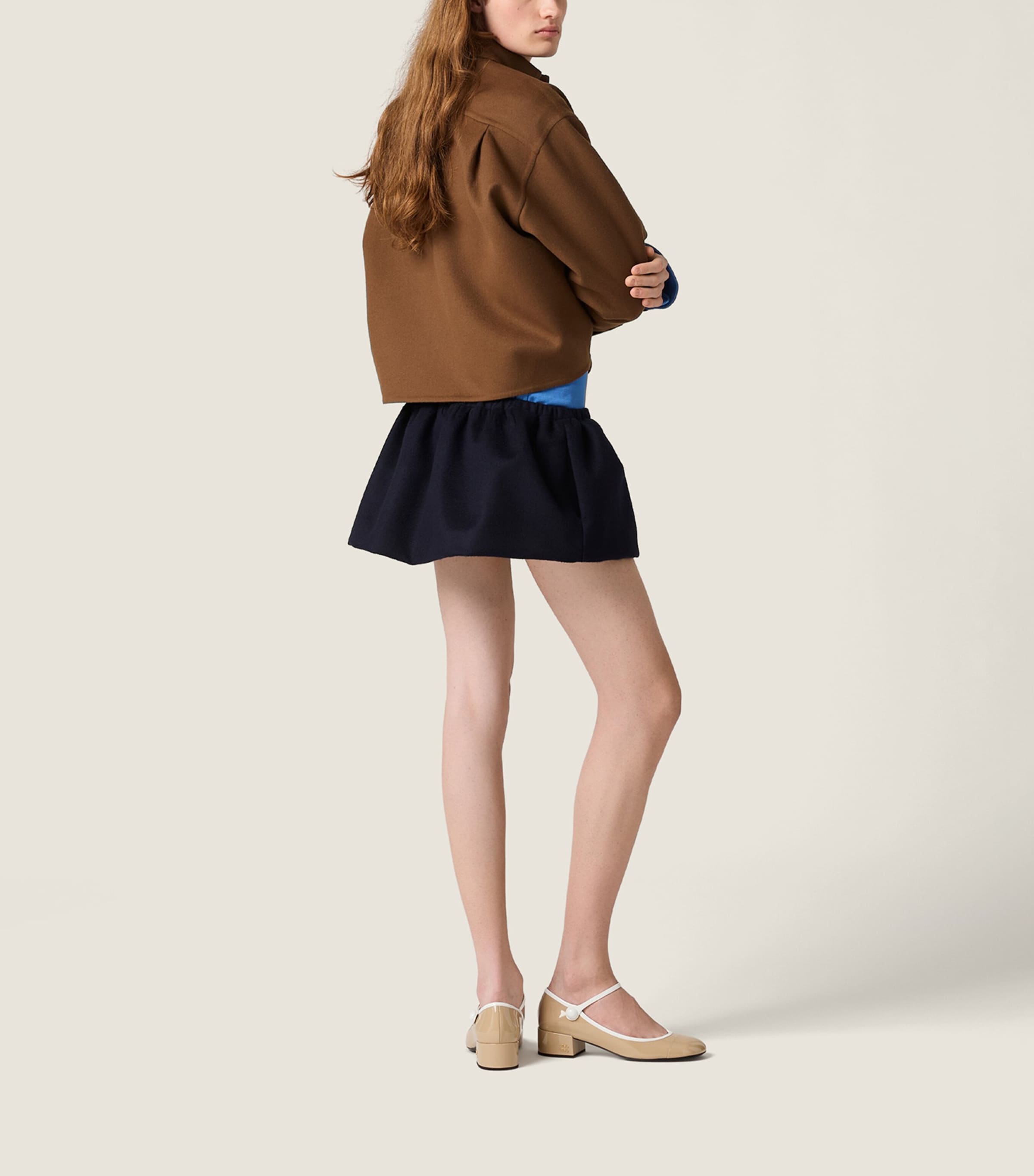 Wool-Cashmere Logo Shirt F0046 Image 3