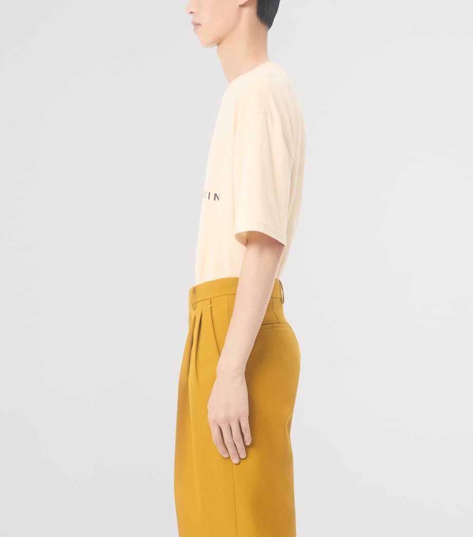 Cotton Made in Valentino Logo T-Shirt QT3 Image 3