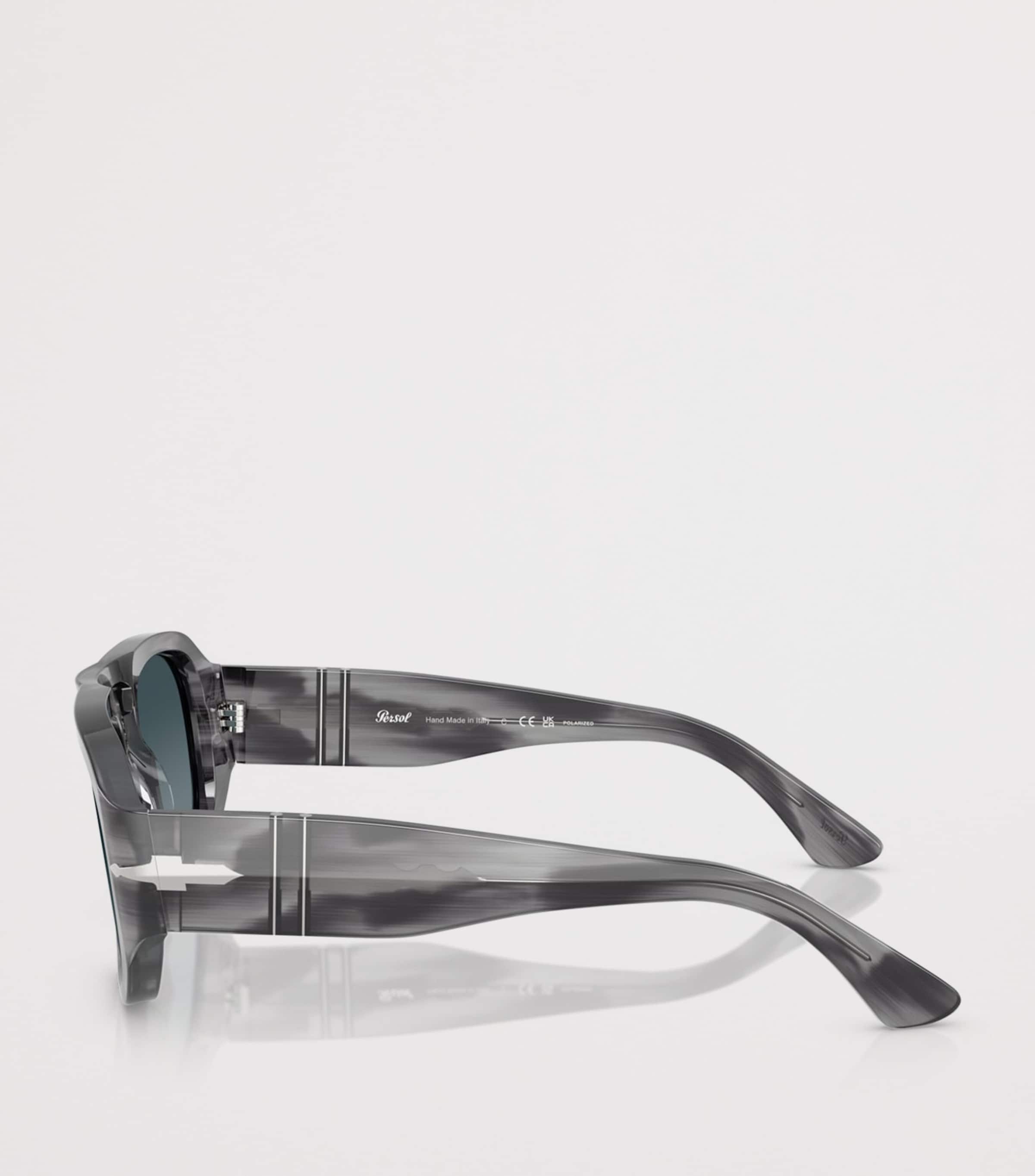 Persol Acetate Vincent Pilot Sunglasses Image 3