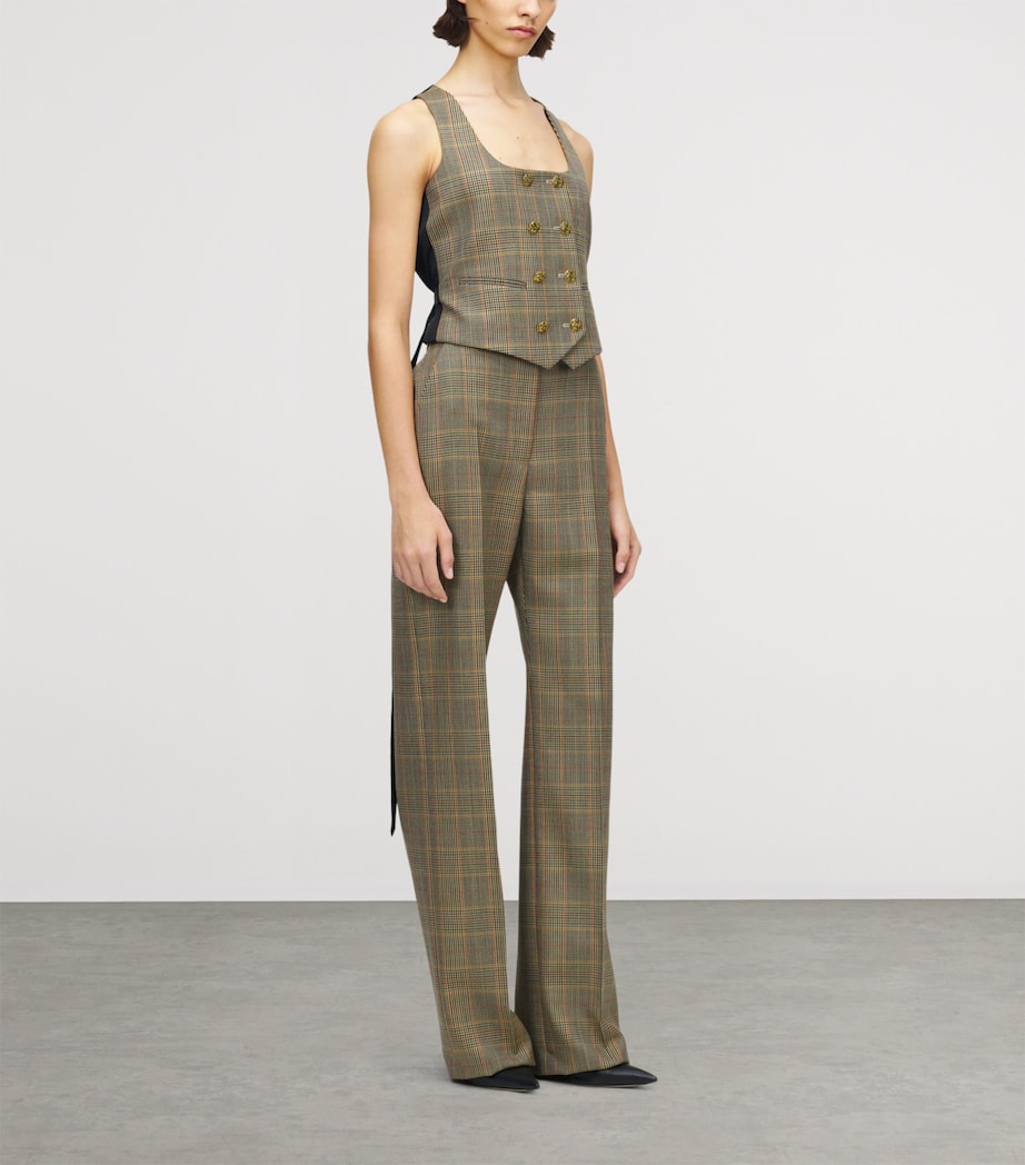 Wool Double-Breasted Waistcoat 9101 Image 3