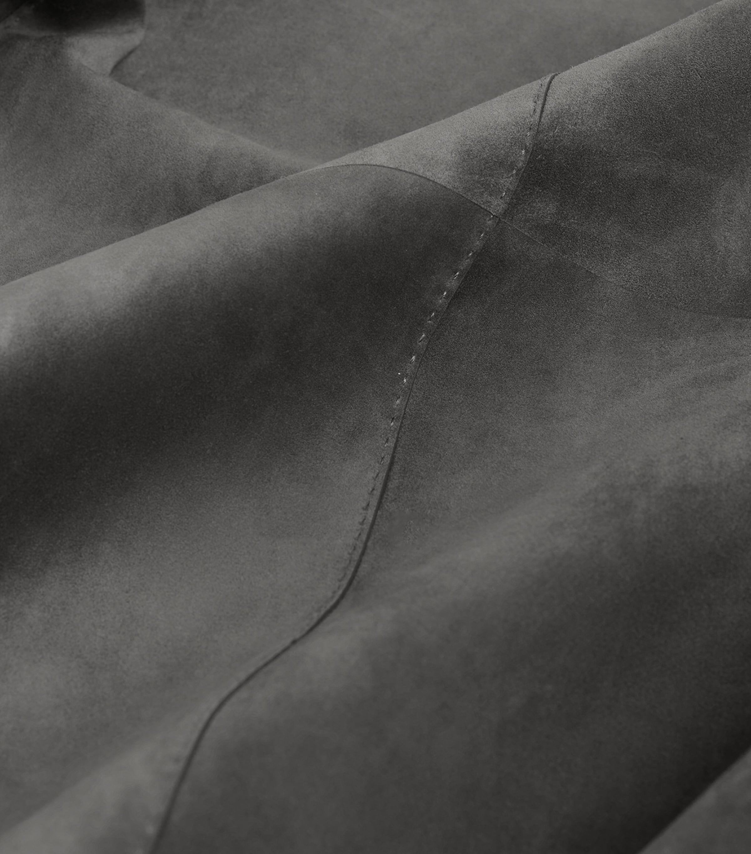Dunhill Mens Leather Double-Breasted Jacket Image 7