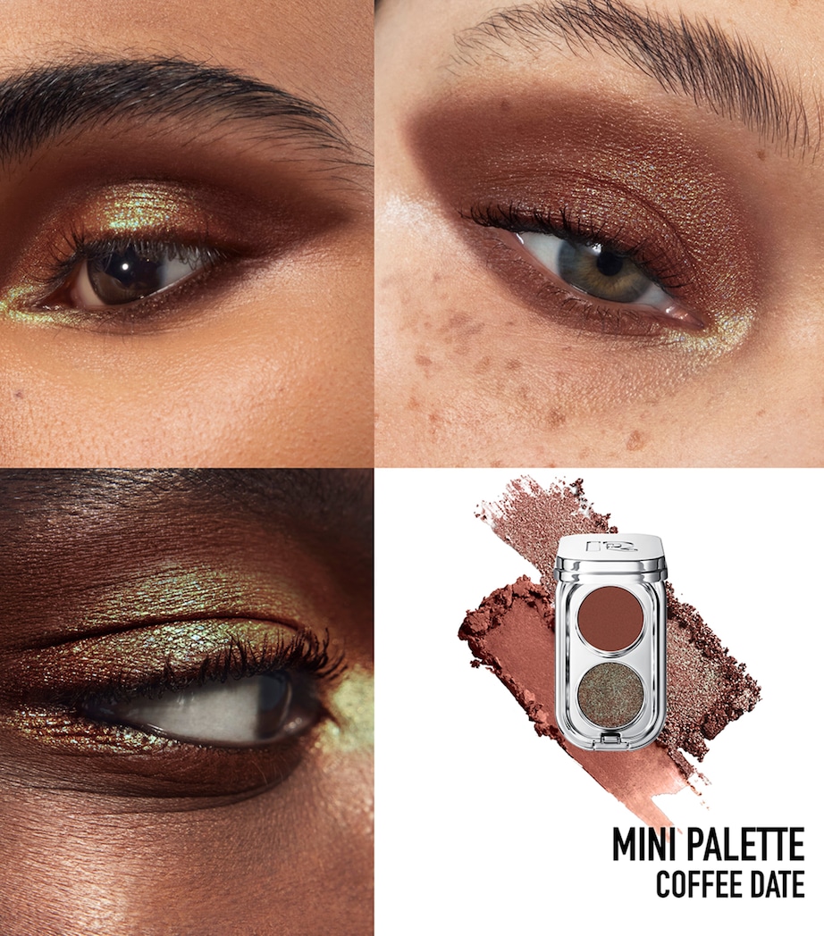 Rabanne Mini Eyeshadow Duo Palette Coffee Date Image 4