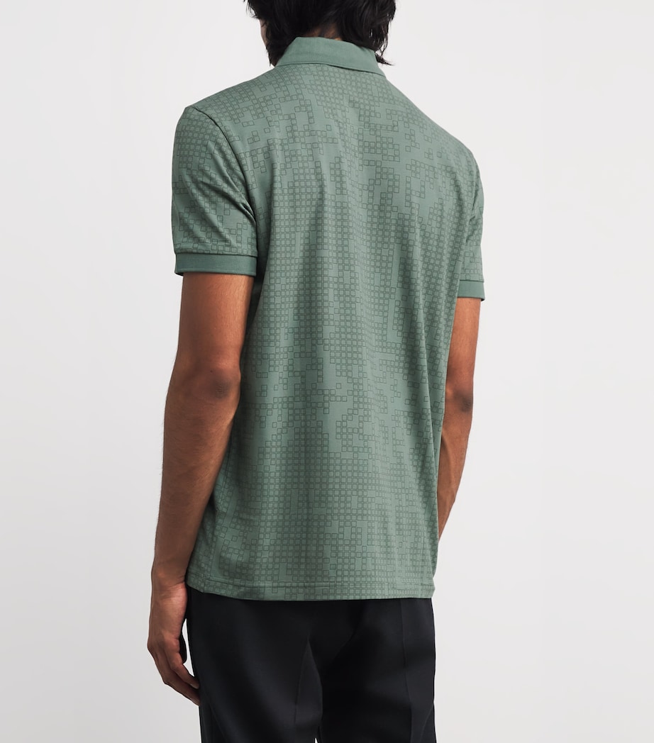 Stretch-Cotton Polo Shirt 358OPEN GREEN Image 4