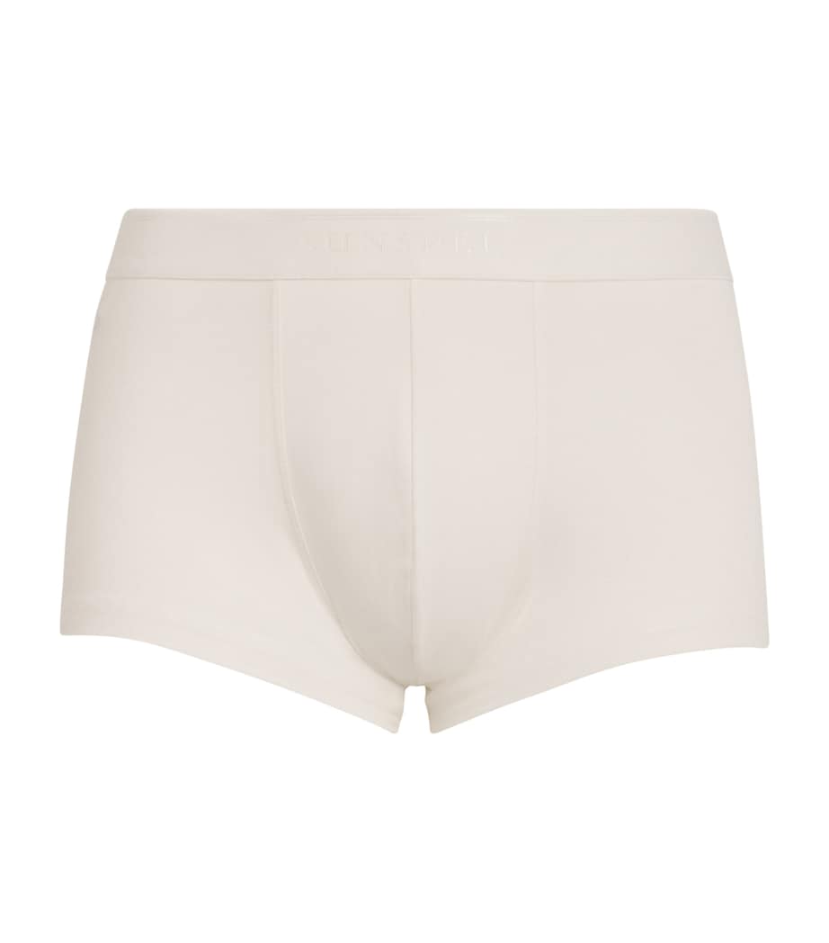 Stretch-Cotton Trunks (Pack of 3) WHAA WHITE Image 1