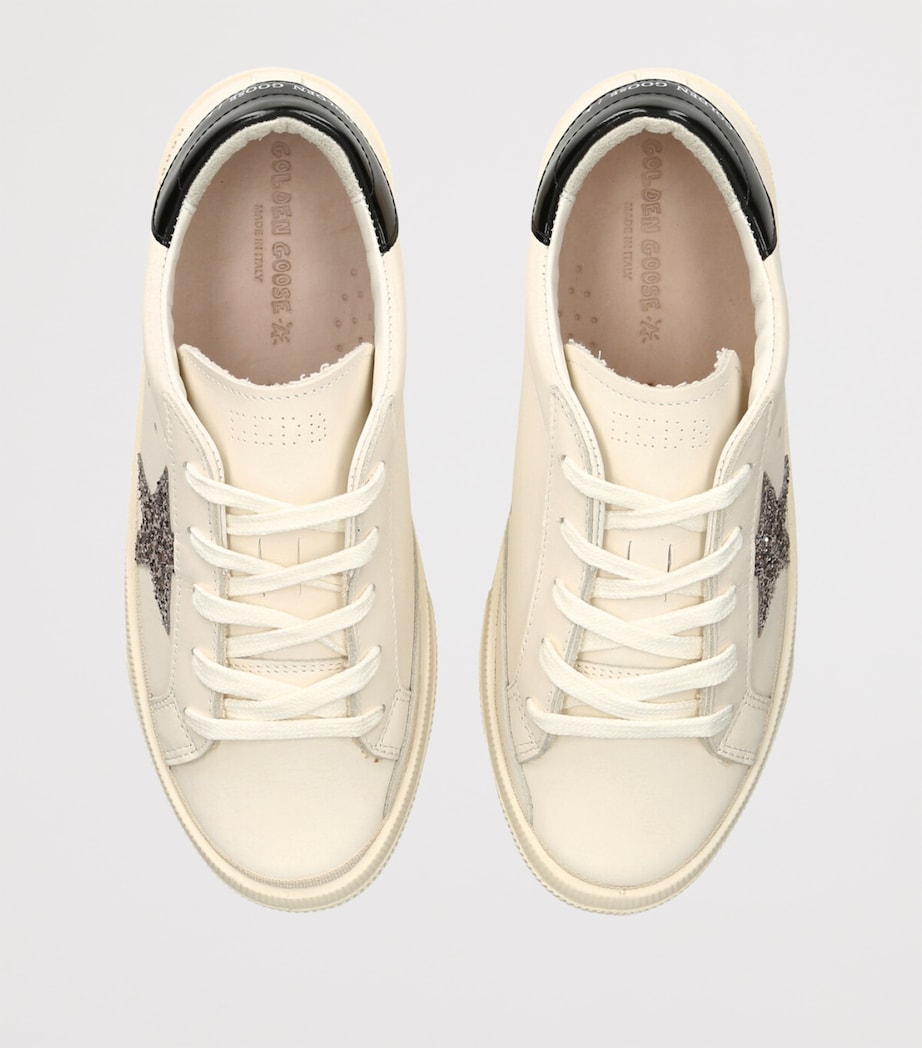 Leather May Sneakers WHITE/BLK Image 4
